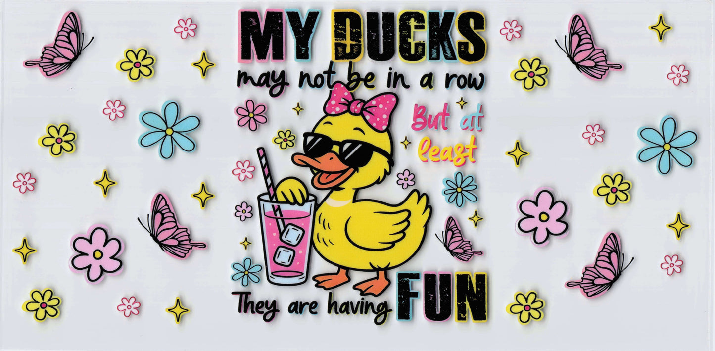 My ducks may not be in a row