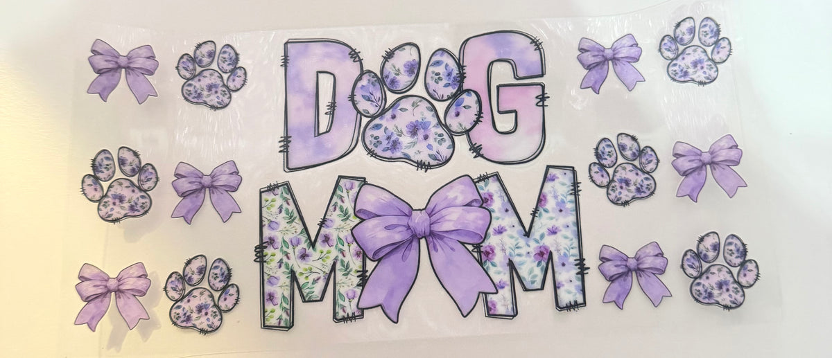 Purple dog mom