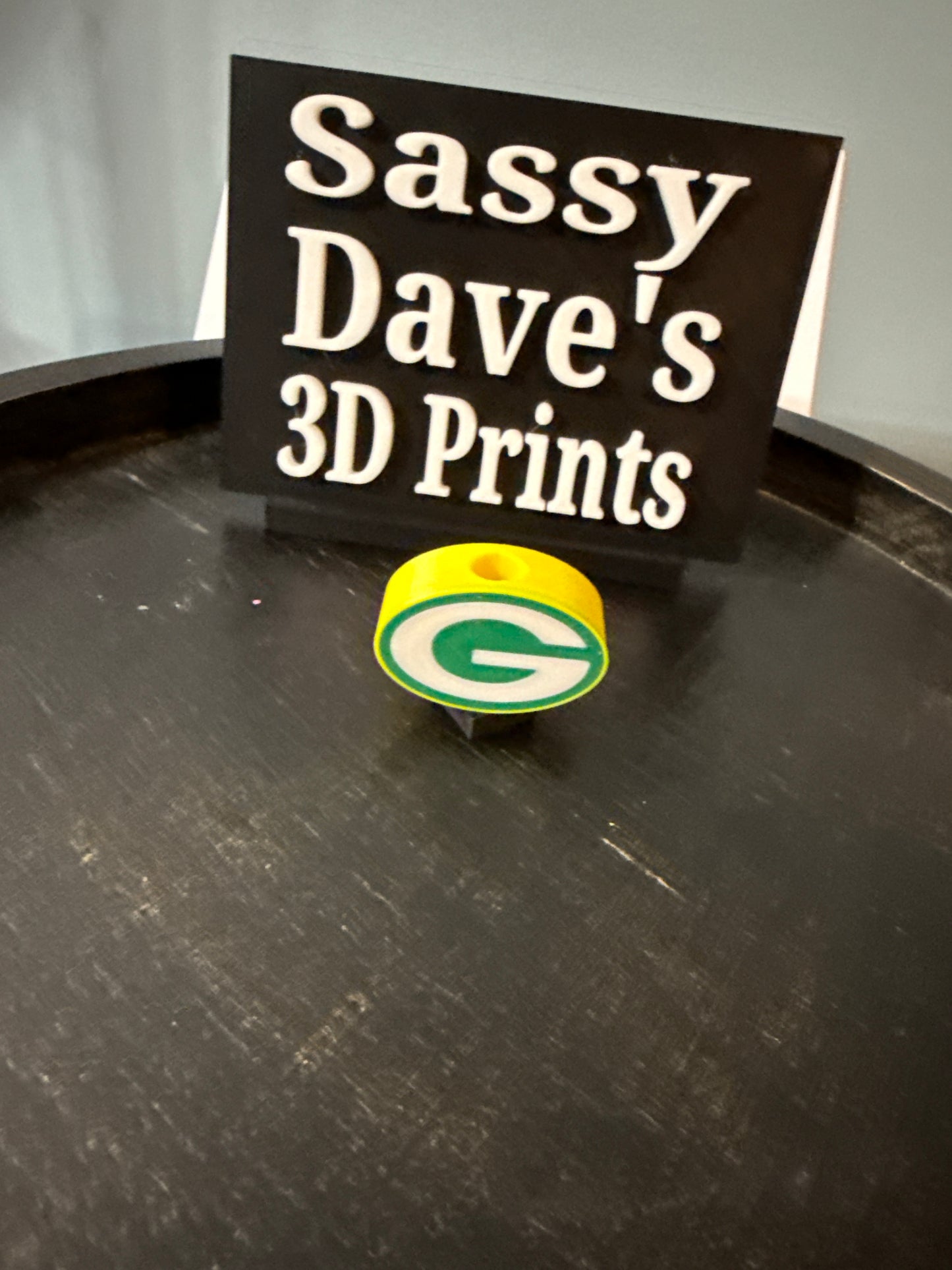 Packers straw topper
