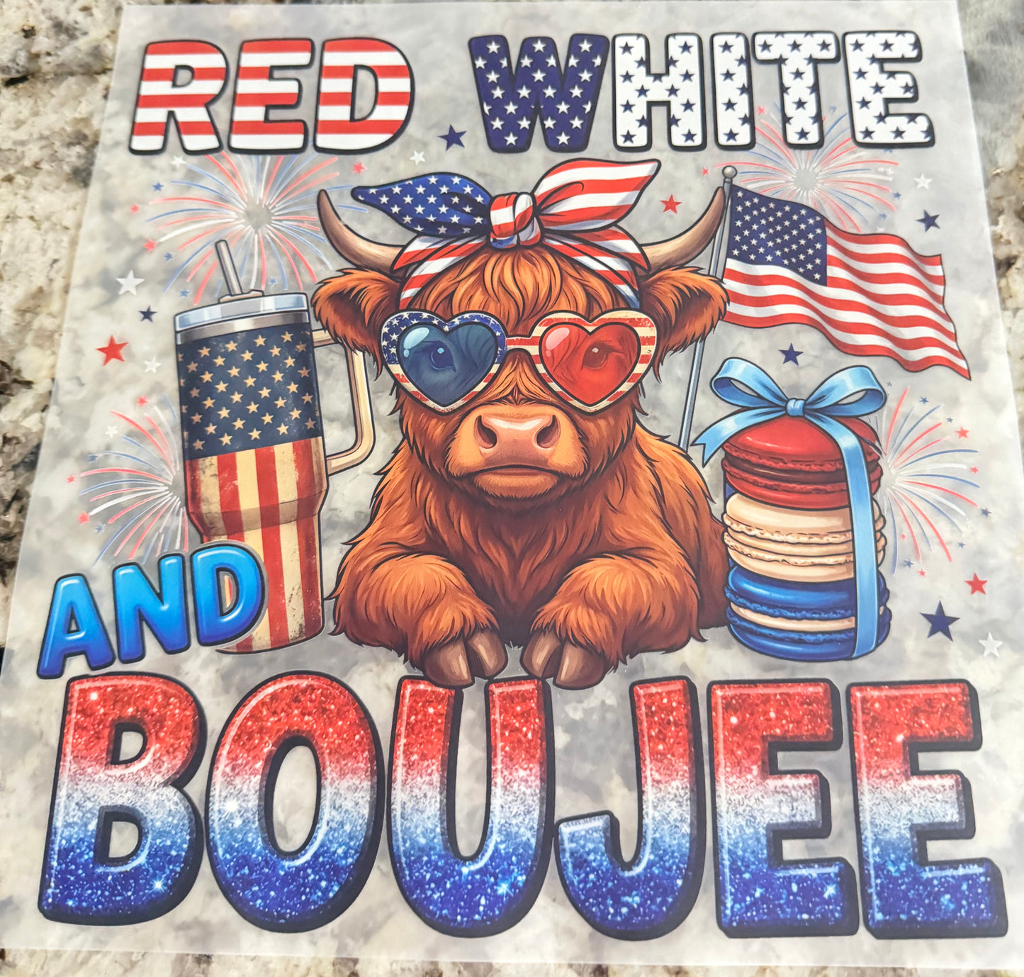 Red white and Boujee