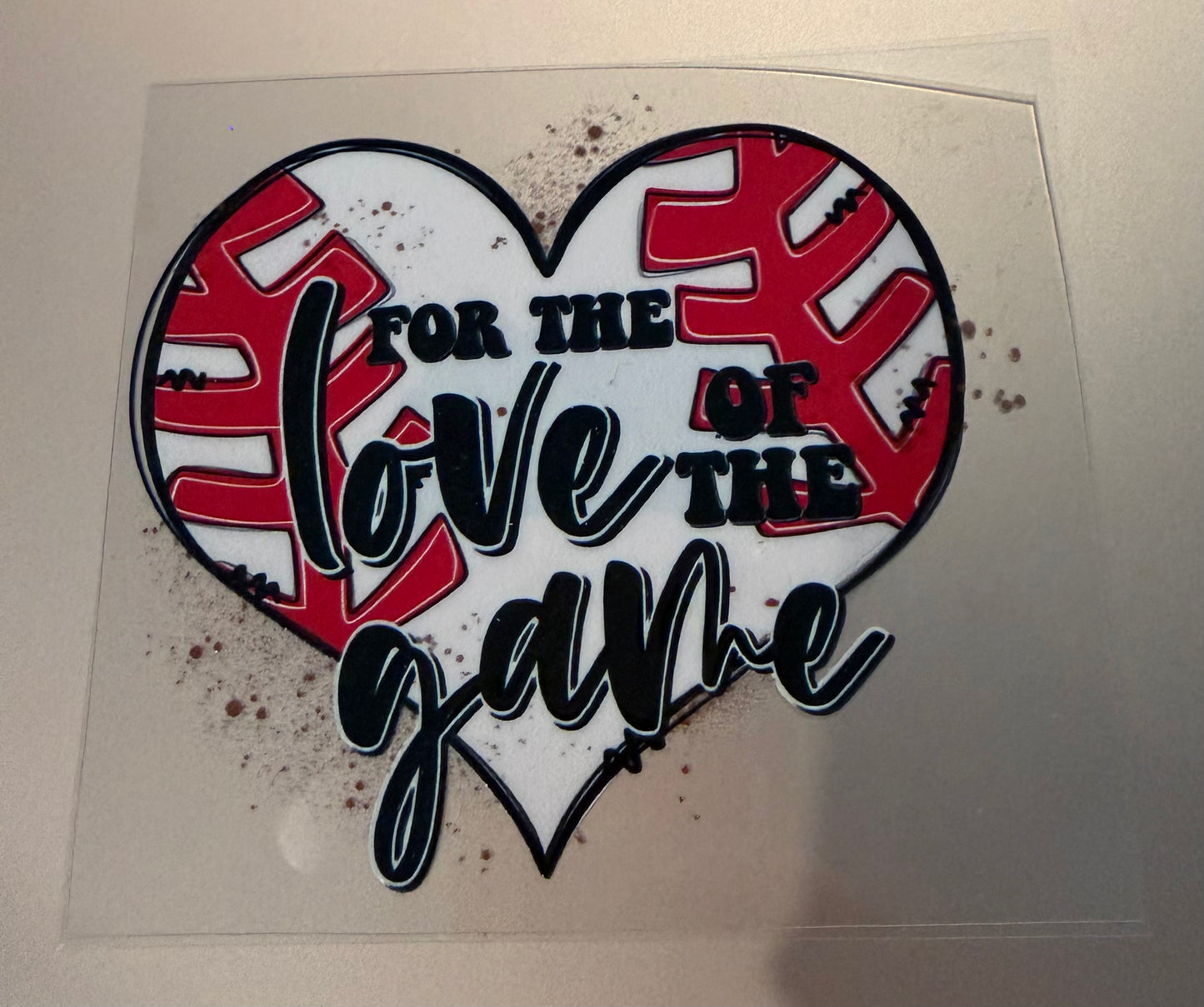For the love of the game
