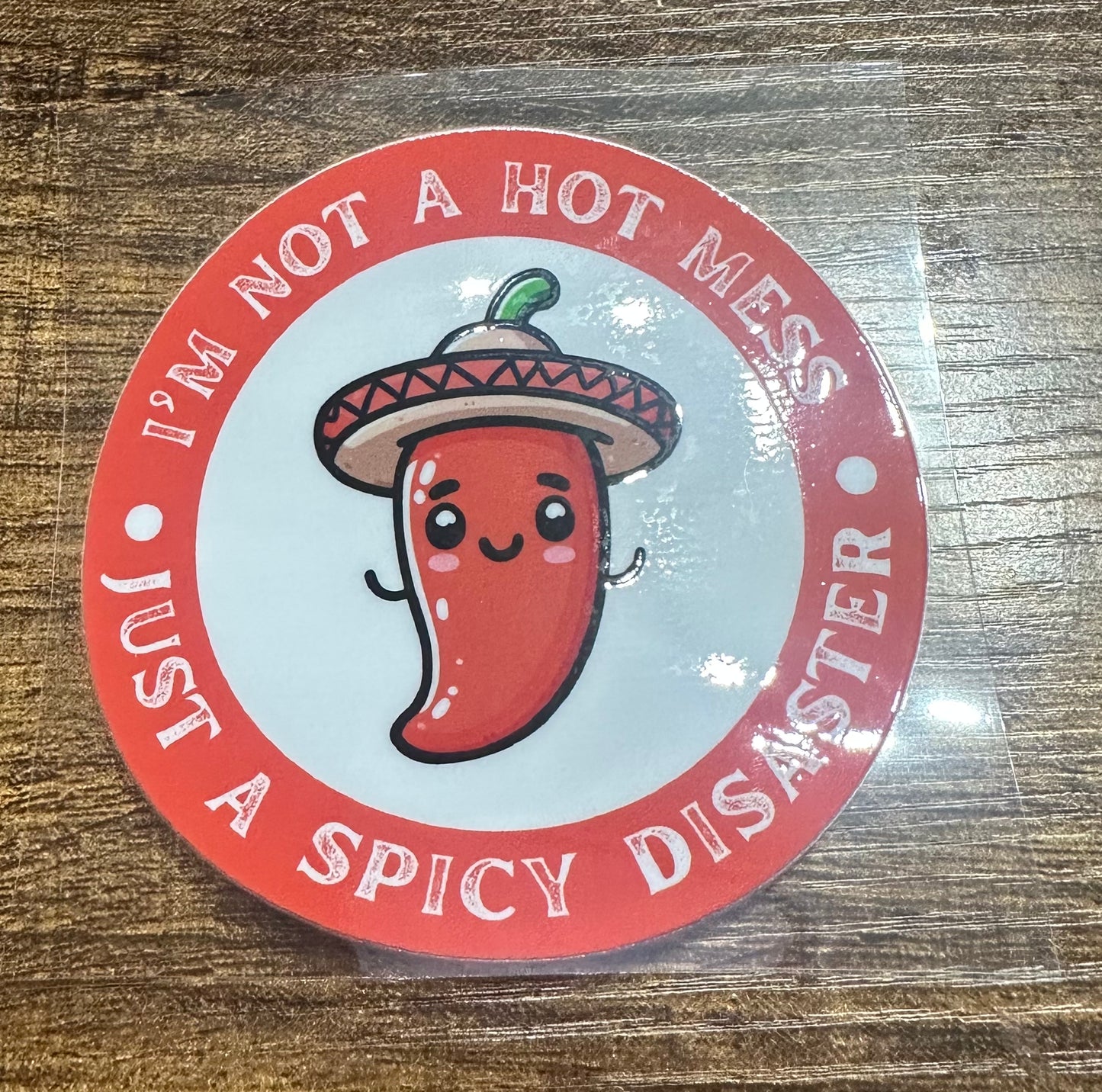 Spicy disaster decal