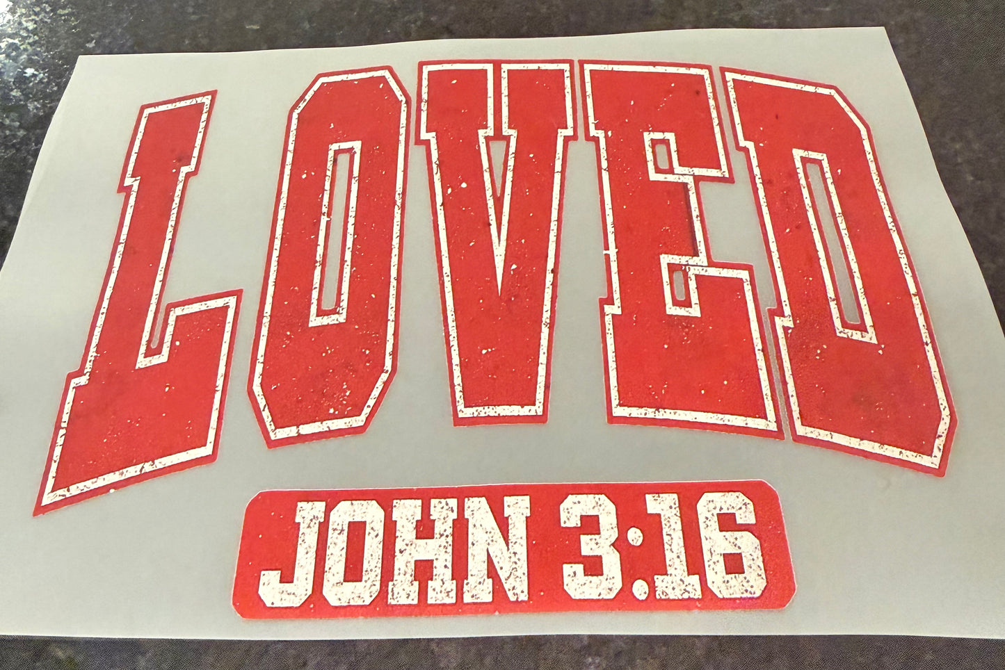 Loved John 3:16