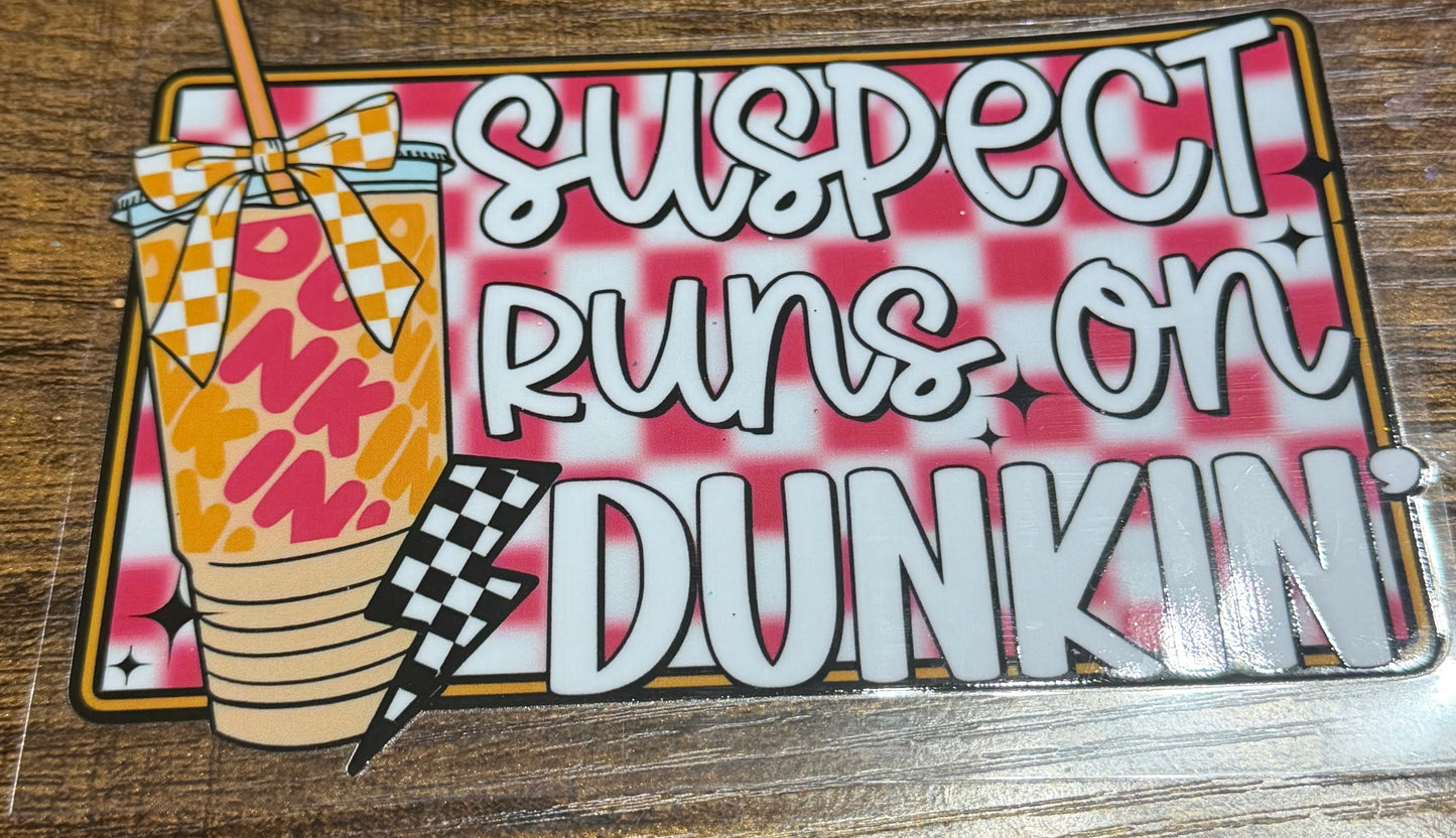 Suspect runs on Dunkin’