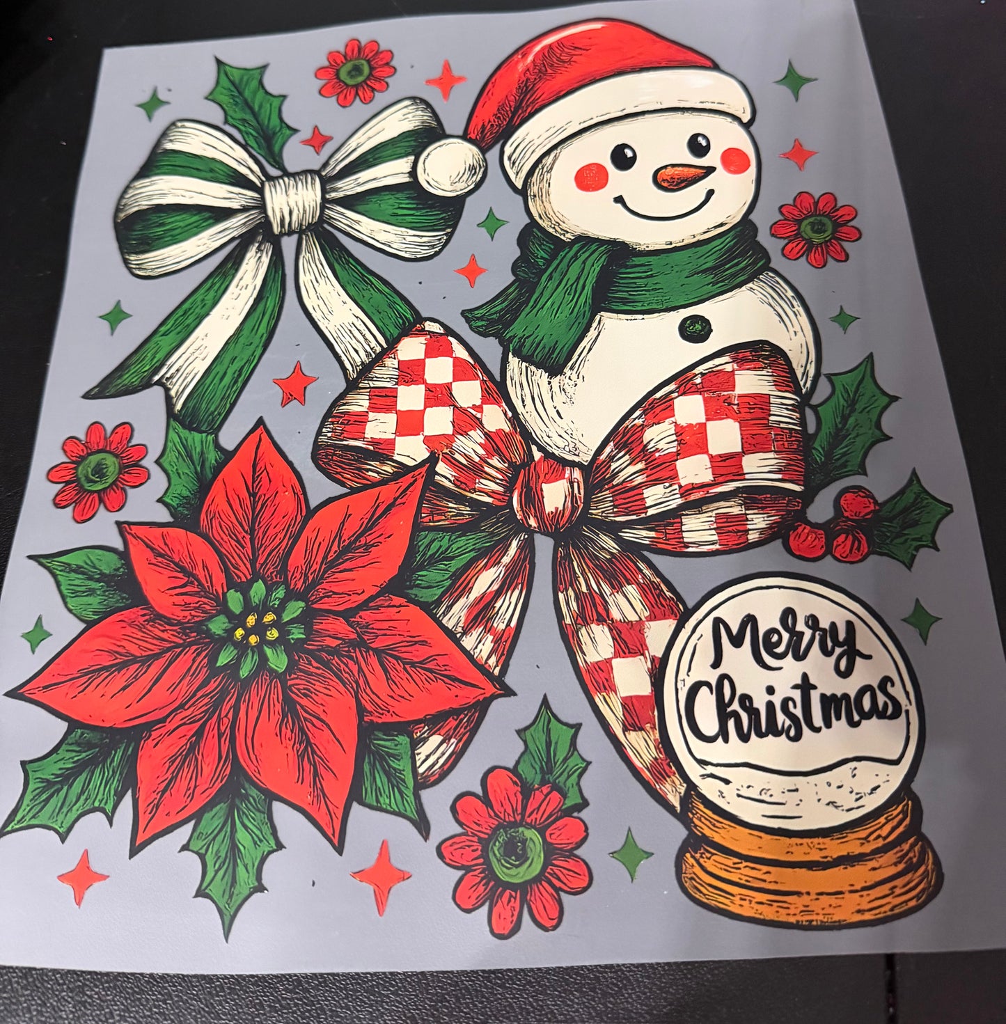 Merry Christmas shirt transfer