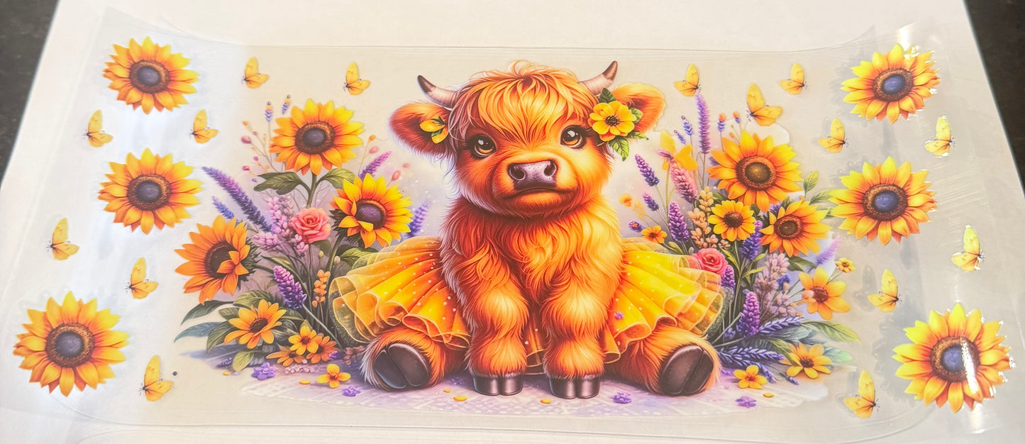 Yellow tutu cow