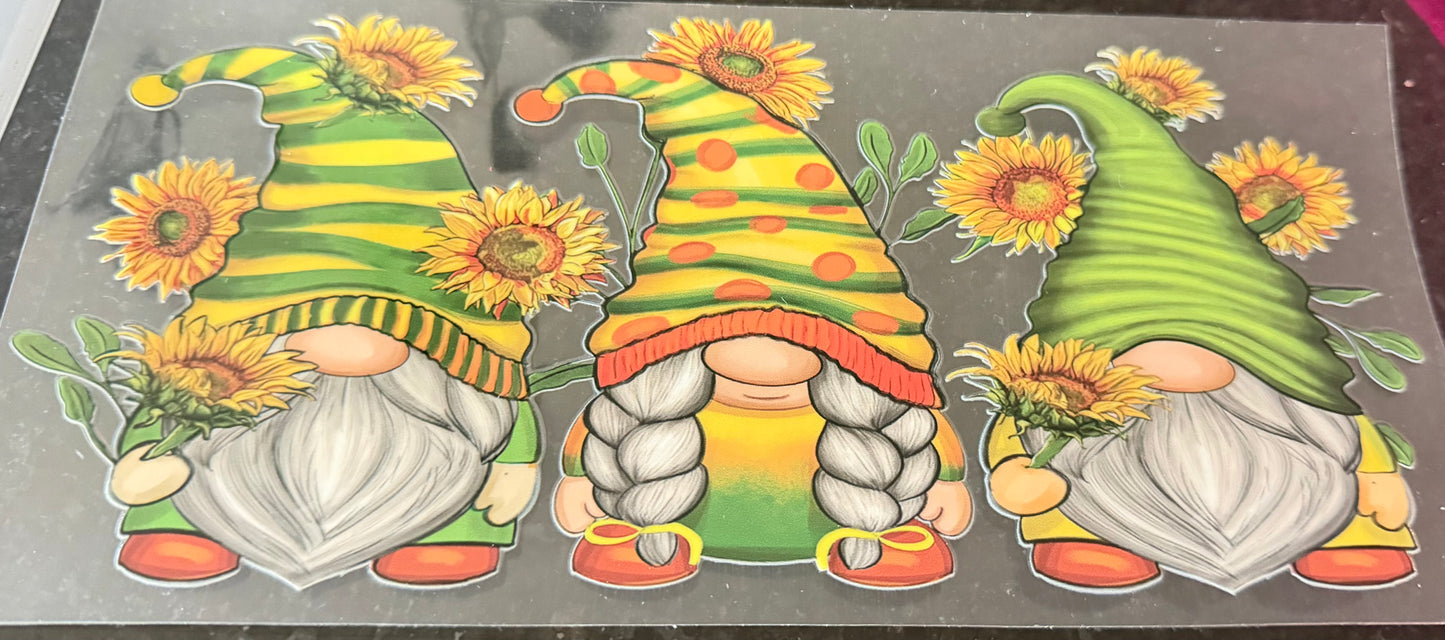 Gnomes & sunflowers