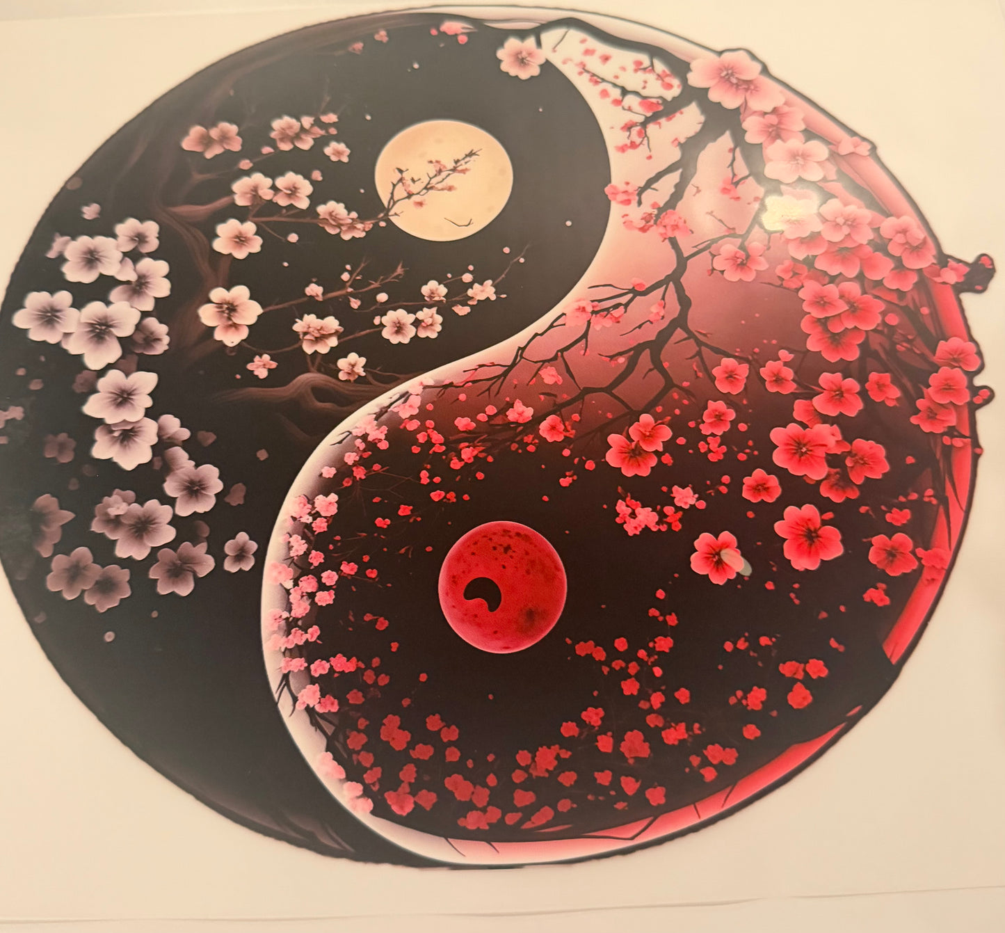 Cherry blossom Yin Yang