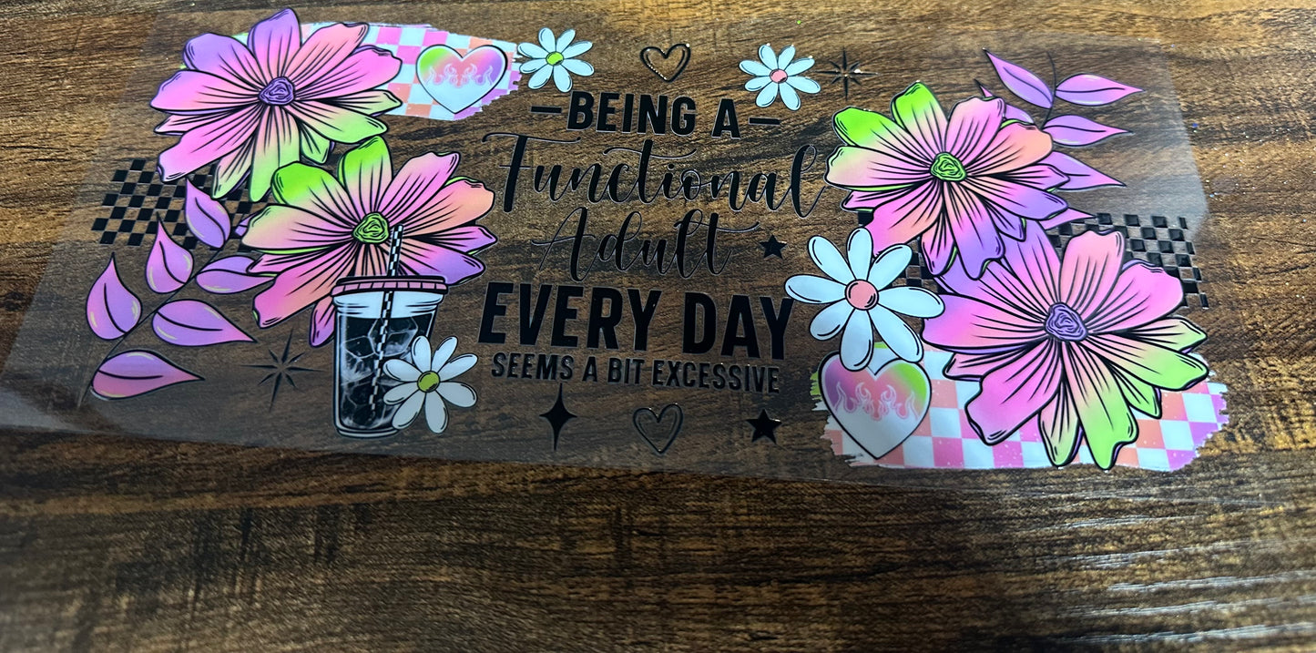 Being a functional adult