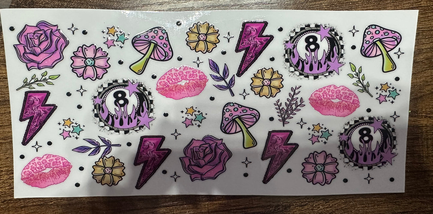 8 ball lightning bolts wrap