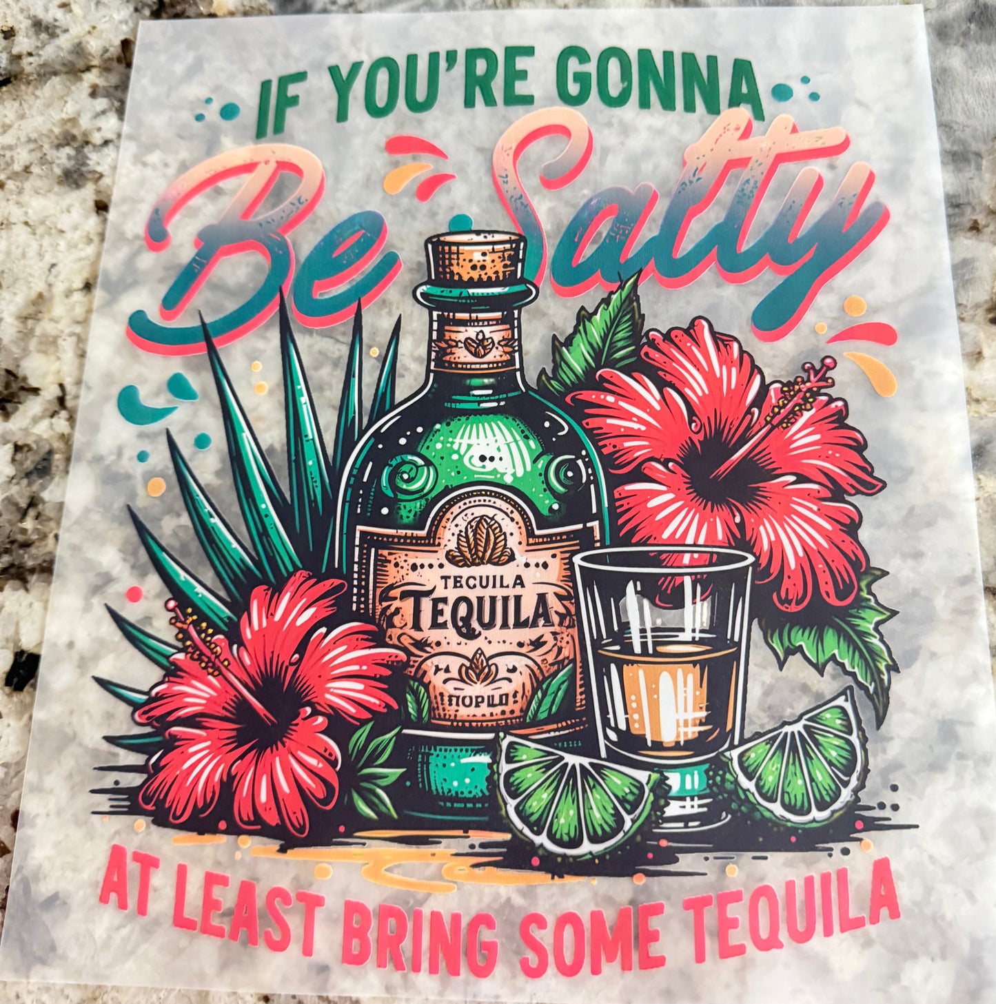 If you’re going to be salty, at least bring the tequila