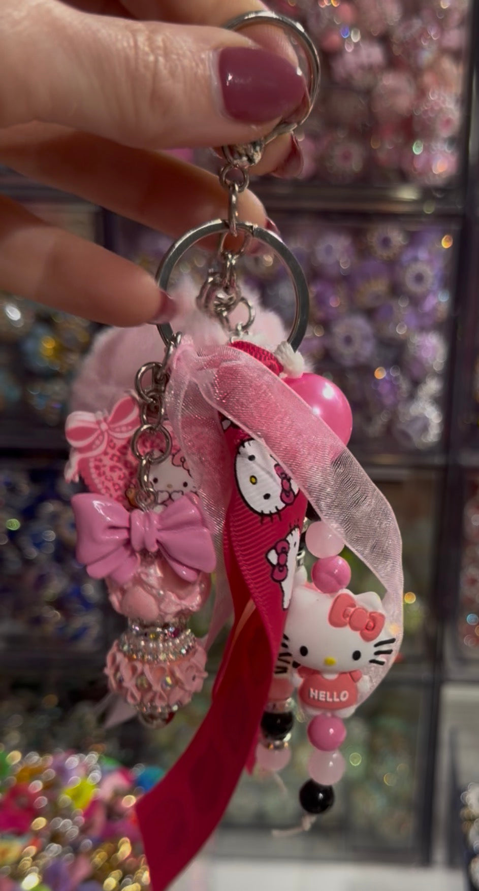 HK junk keychain
