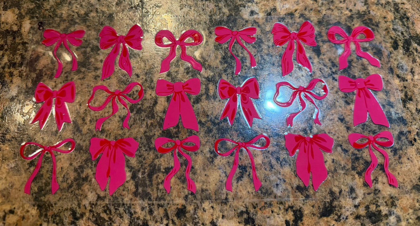 Pink bows