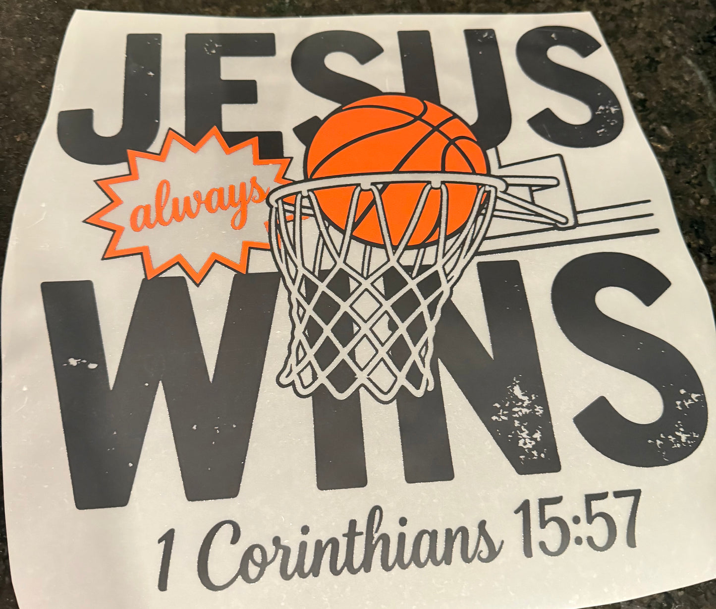 Jesus always wins