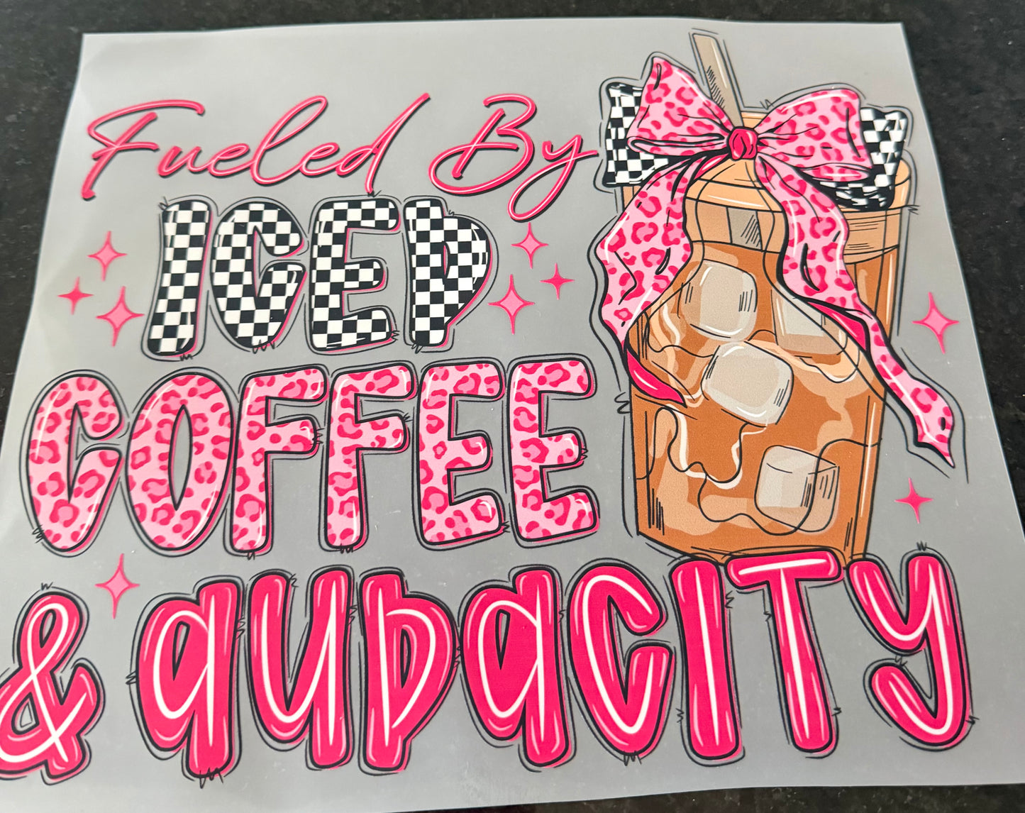 Fueled by ice coffee and audacity 