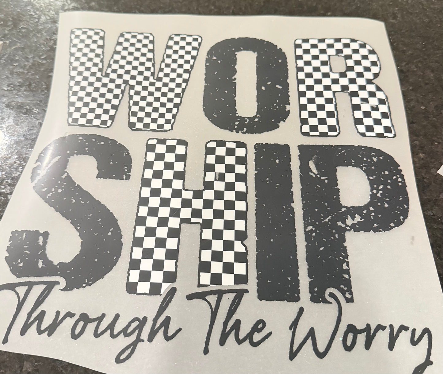 Worship through the worry