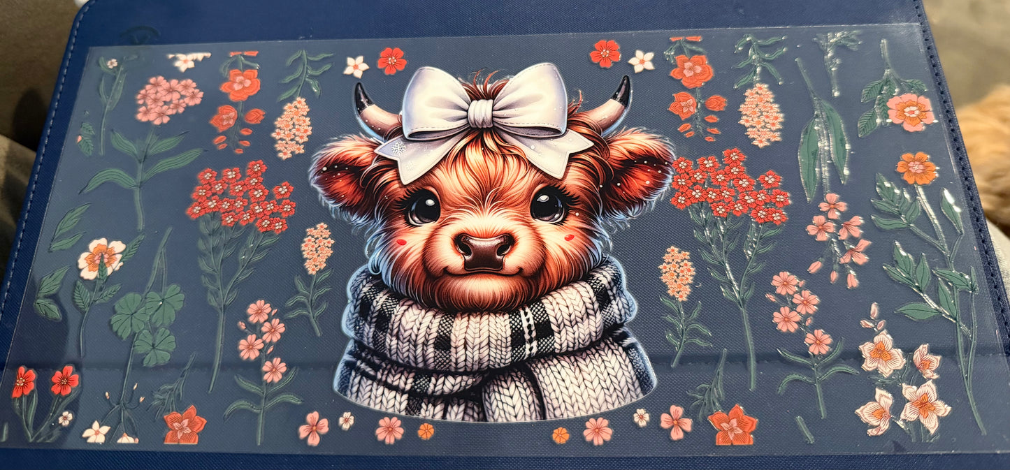 Cow in scarf wrap