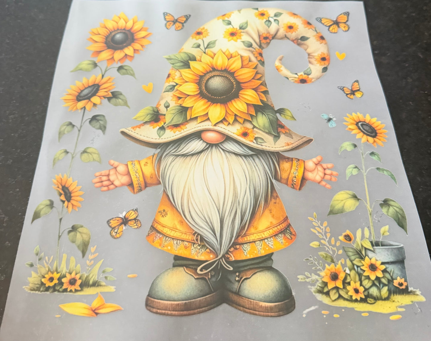 Sunflower gnome