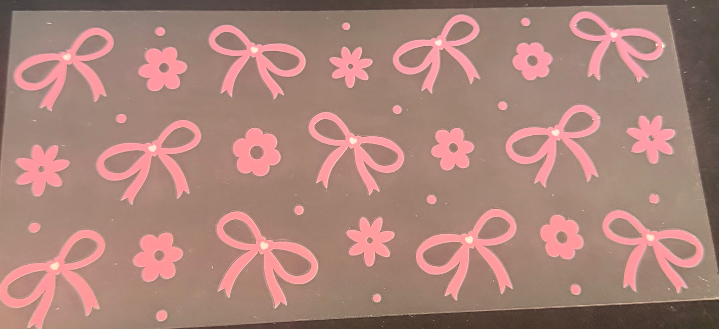 Pink Bows & flowers