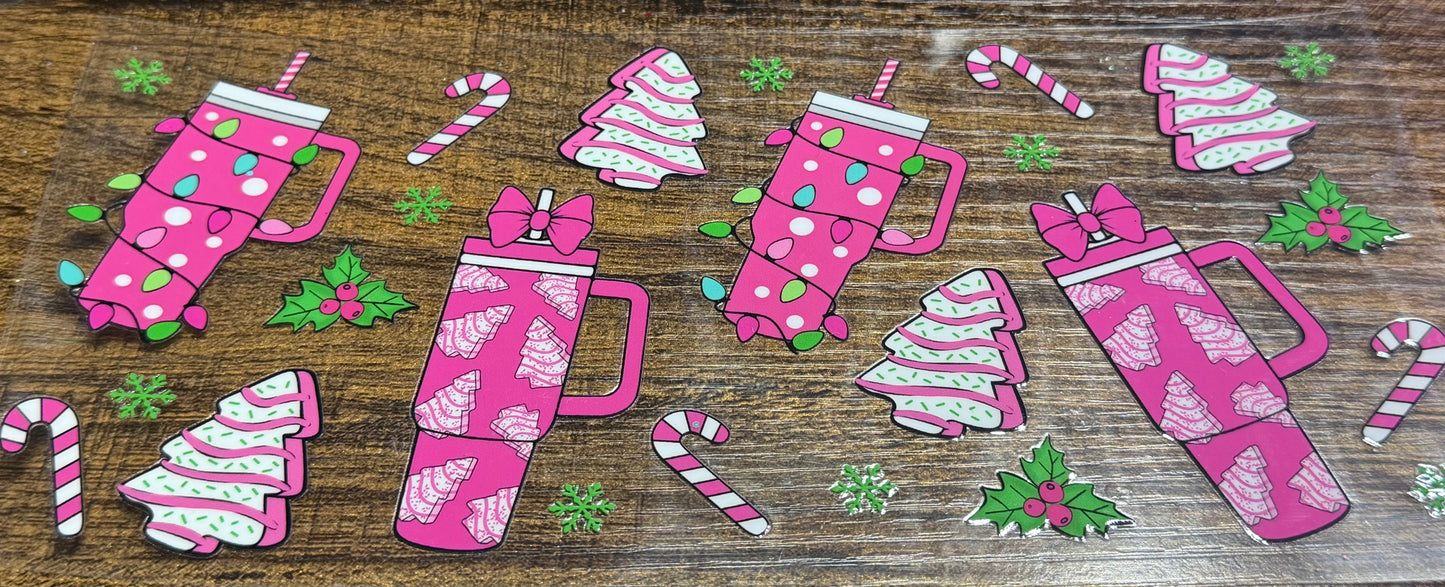 Christmas cakes and tumblers