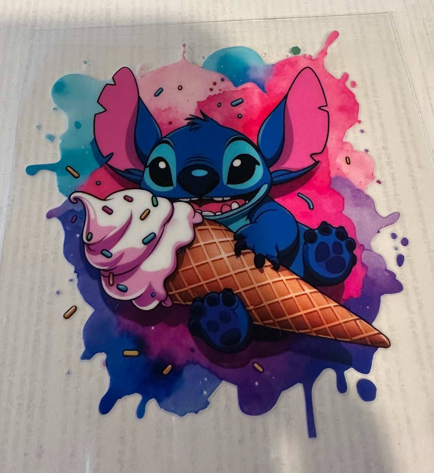 Stitch ice cream cone