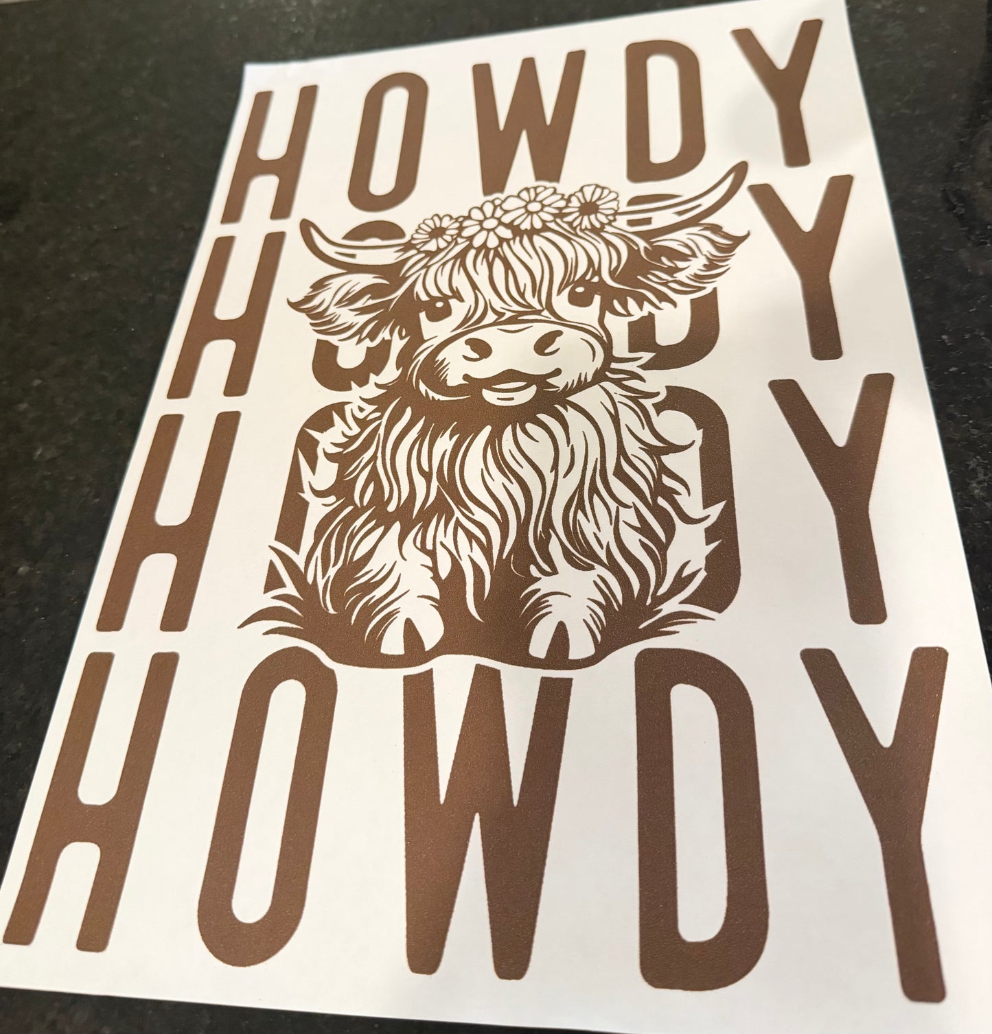Howdy cow