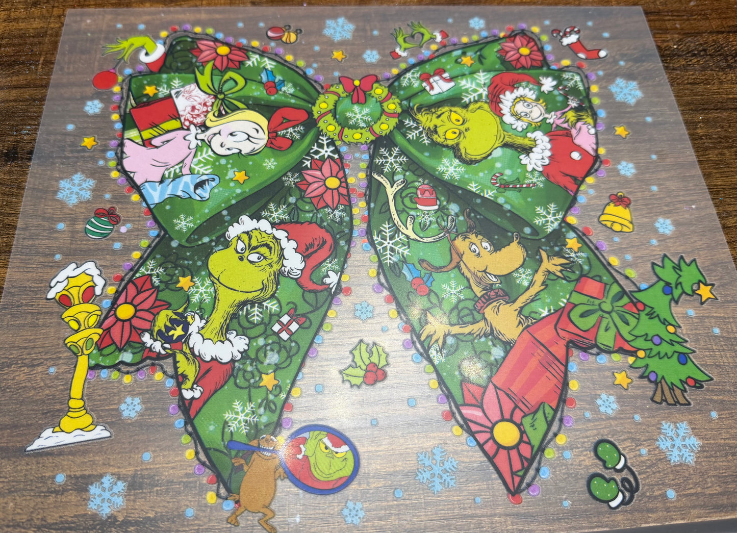 Grinch bow