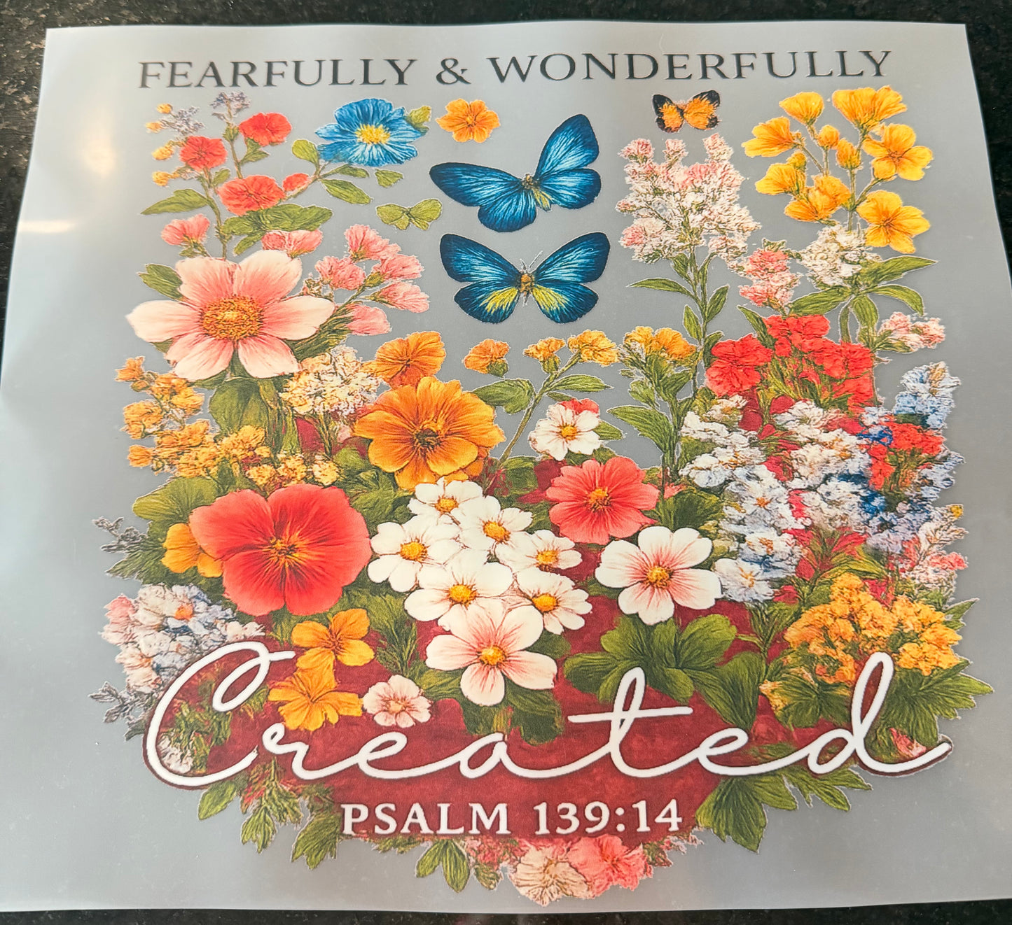 Fearfully and wonderfully created 