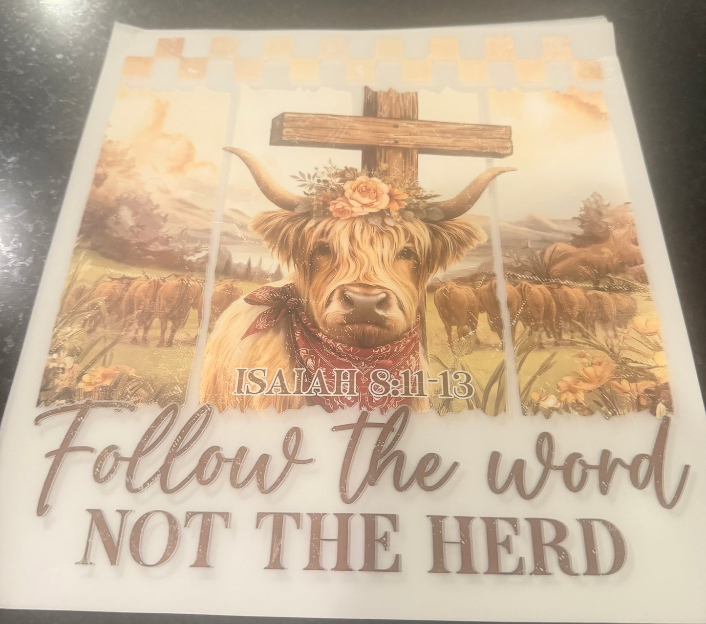 Follow the word not the herd