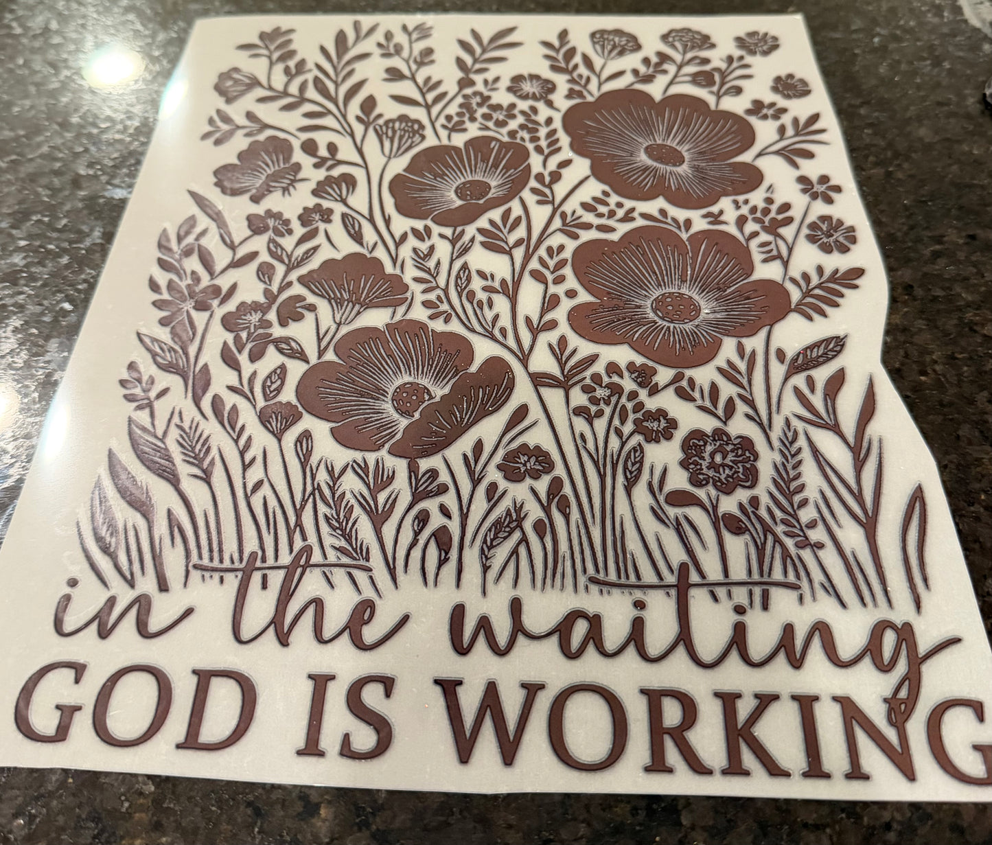 In the waiting, God is working 