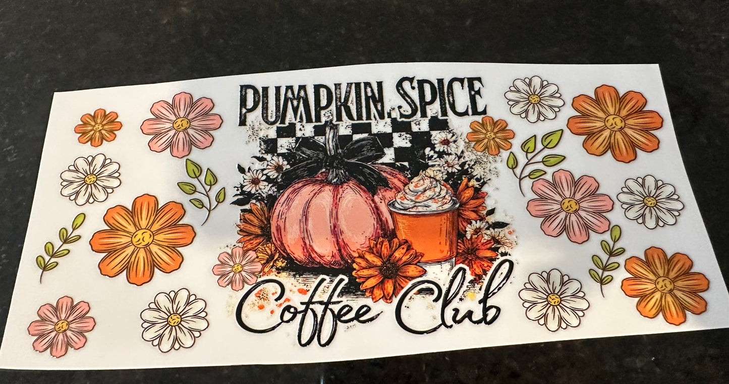 Pumpkin spice coffee club