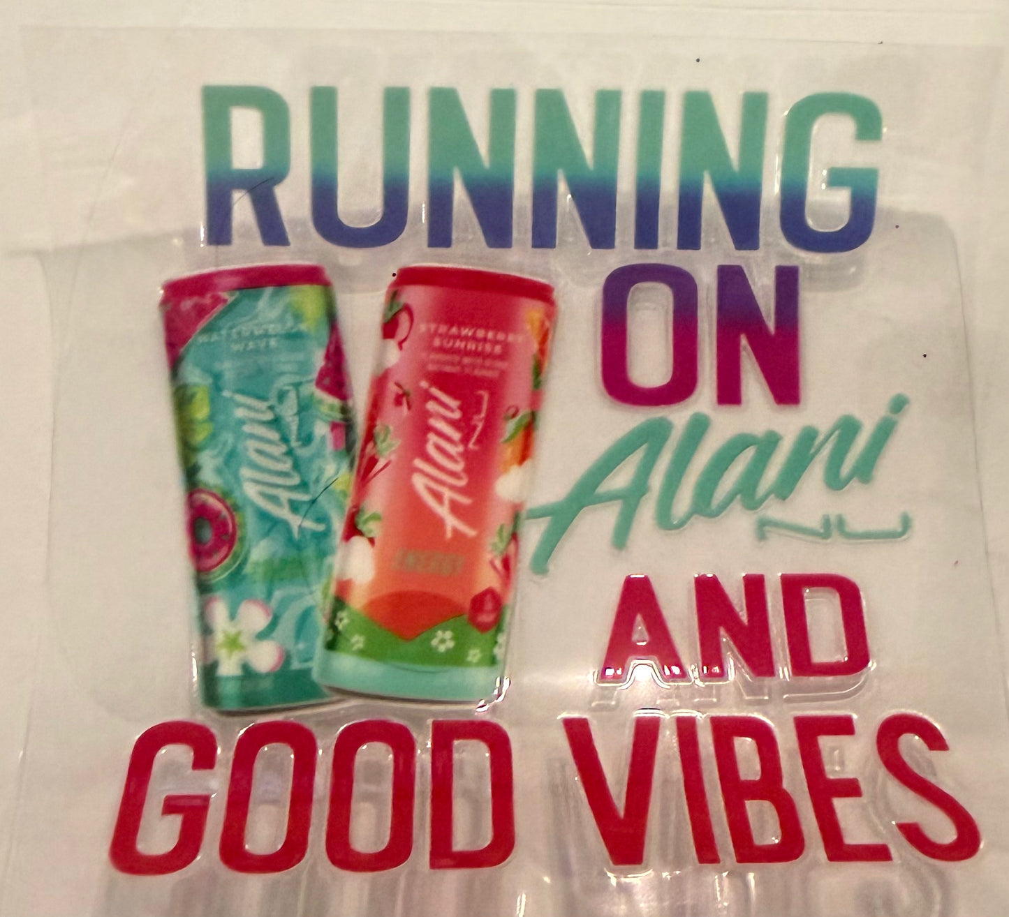 Running on alani and good vibes
