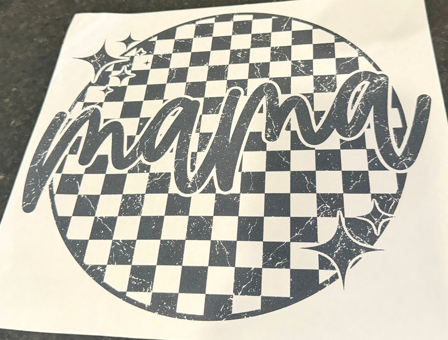 Mama checkered