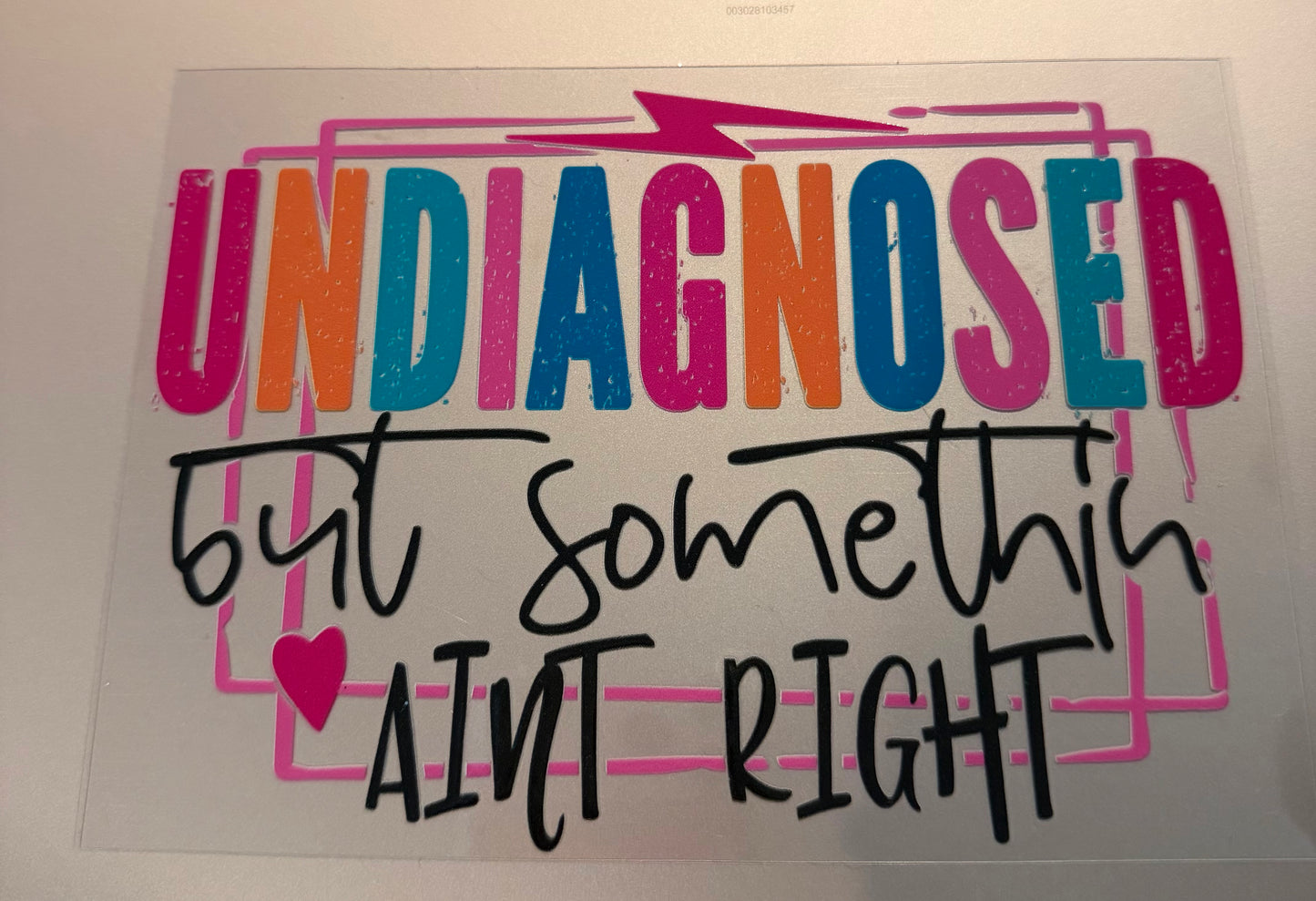 Undiagnosed but something ain’t right