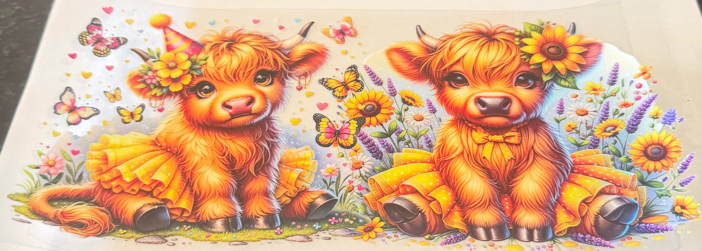 Cow yellow tutu