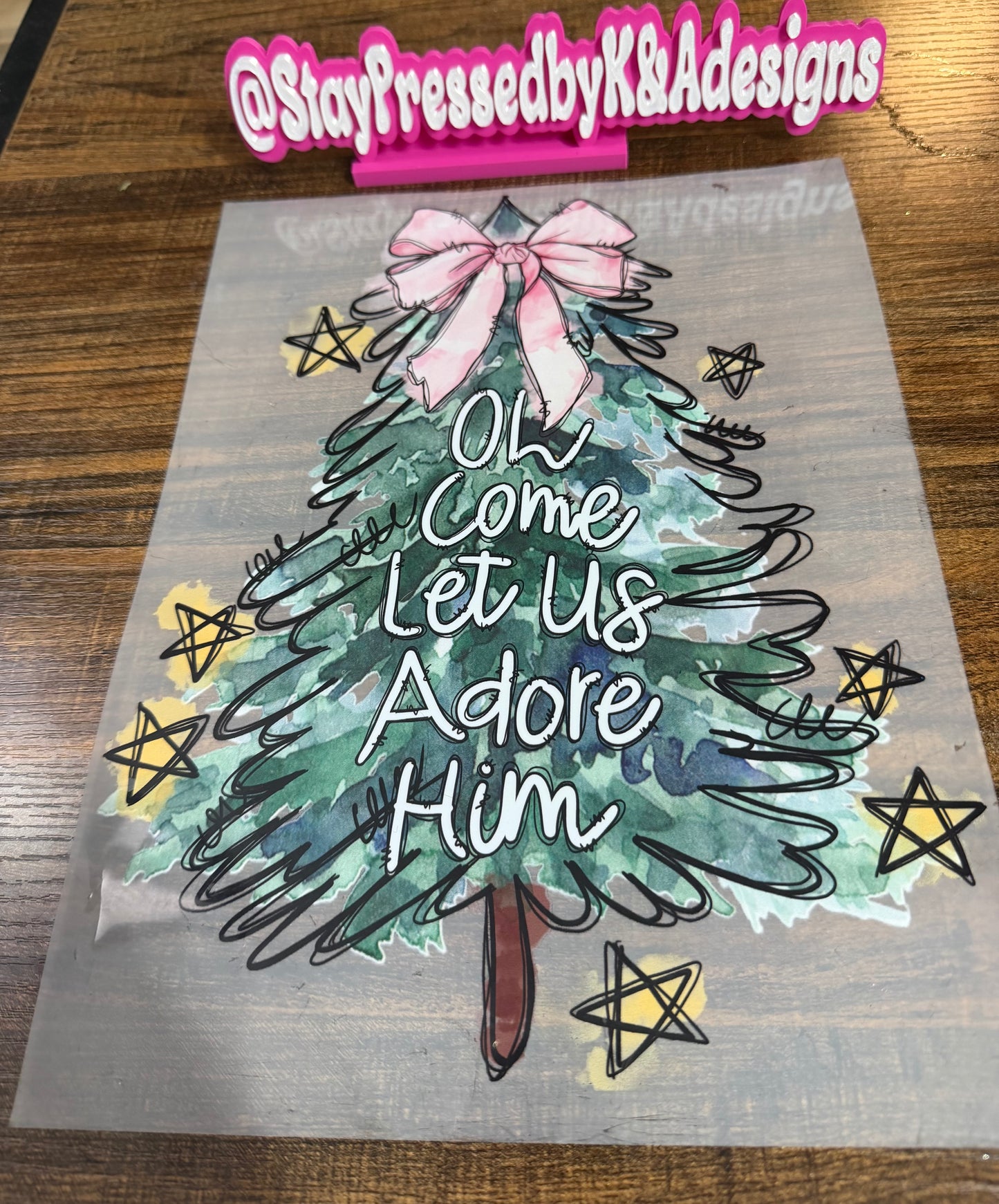 Oh come let us adore him