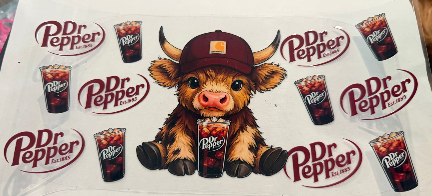 Dr Pepper cow