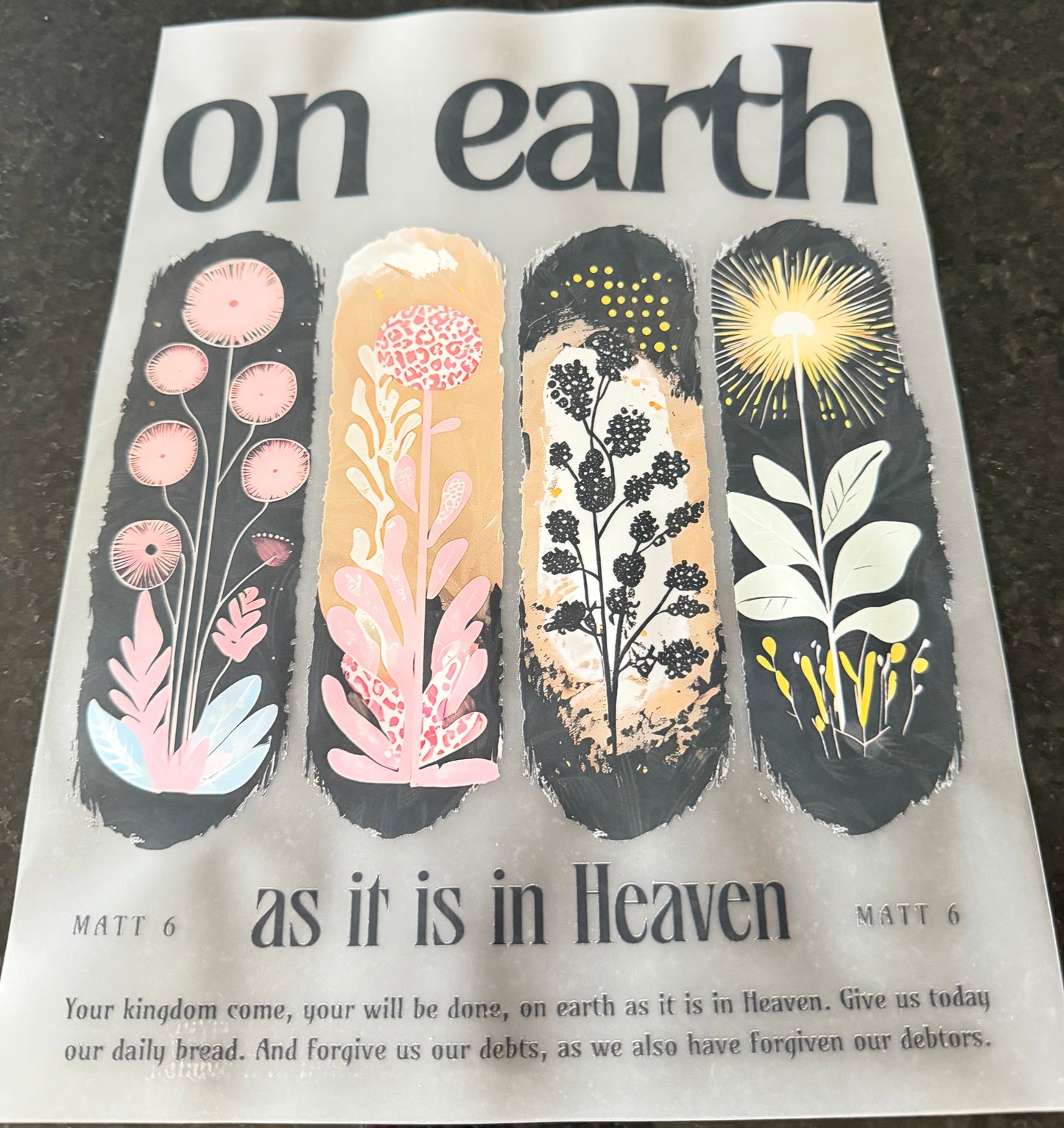 On earth as it is in heaven 