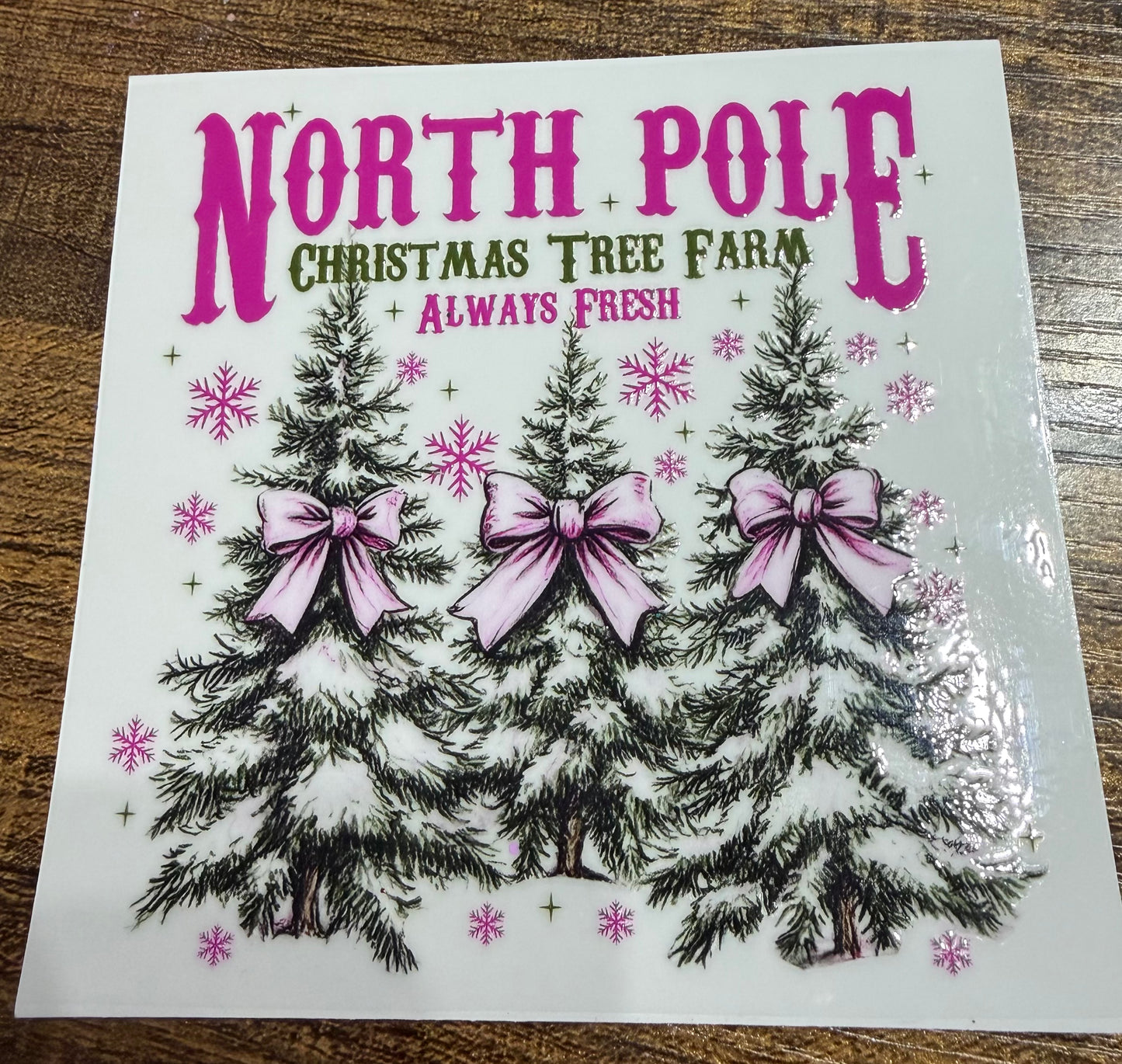 North Pole Christmas wrap