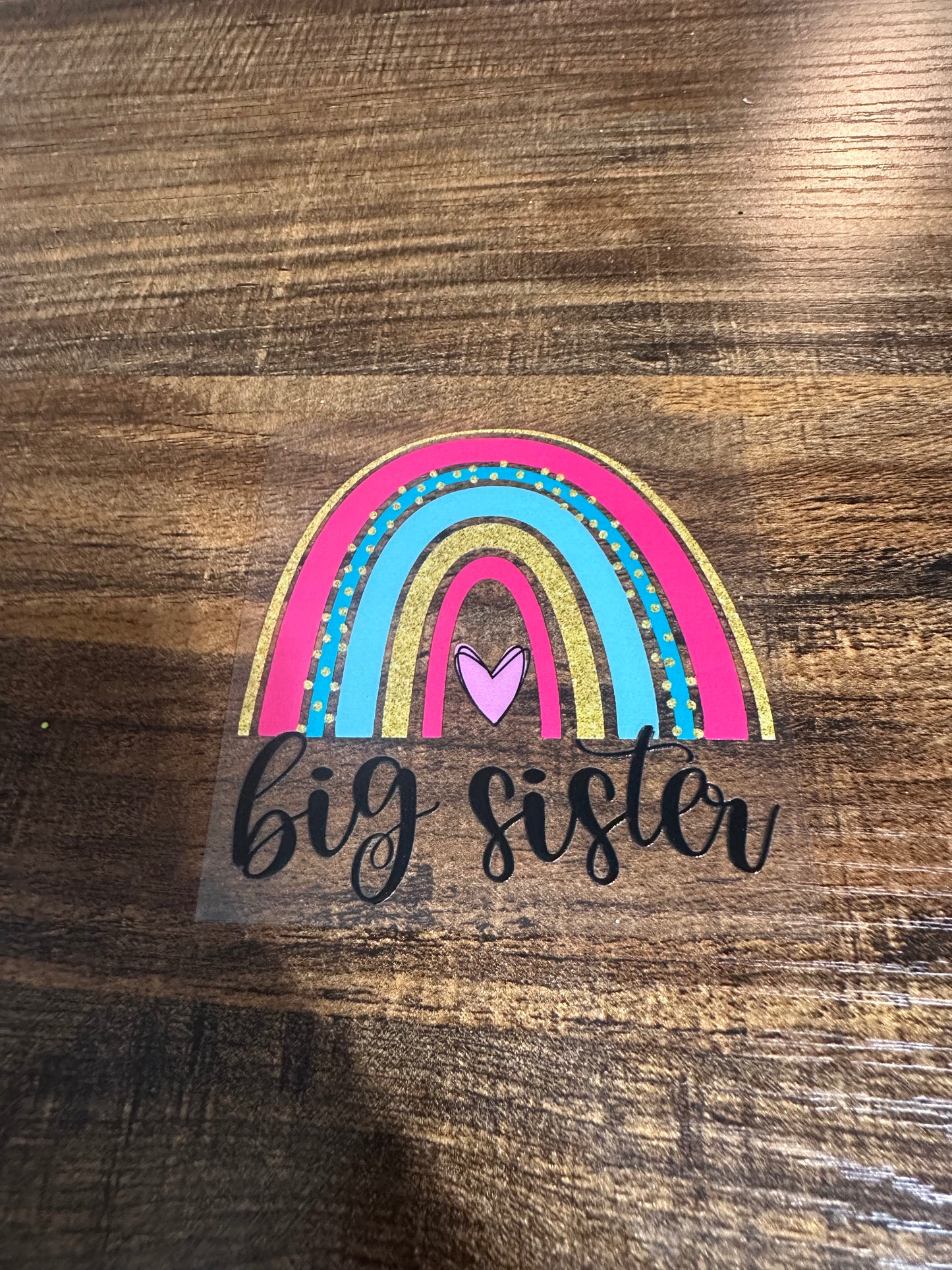 Big sister decal