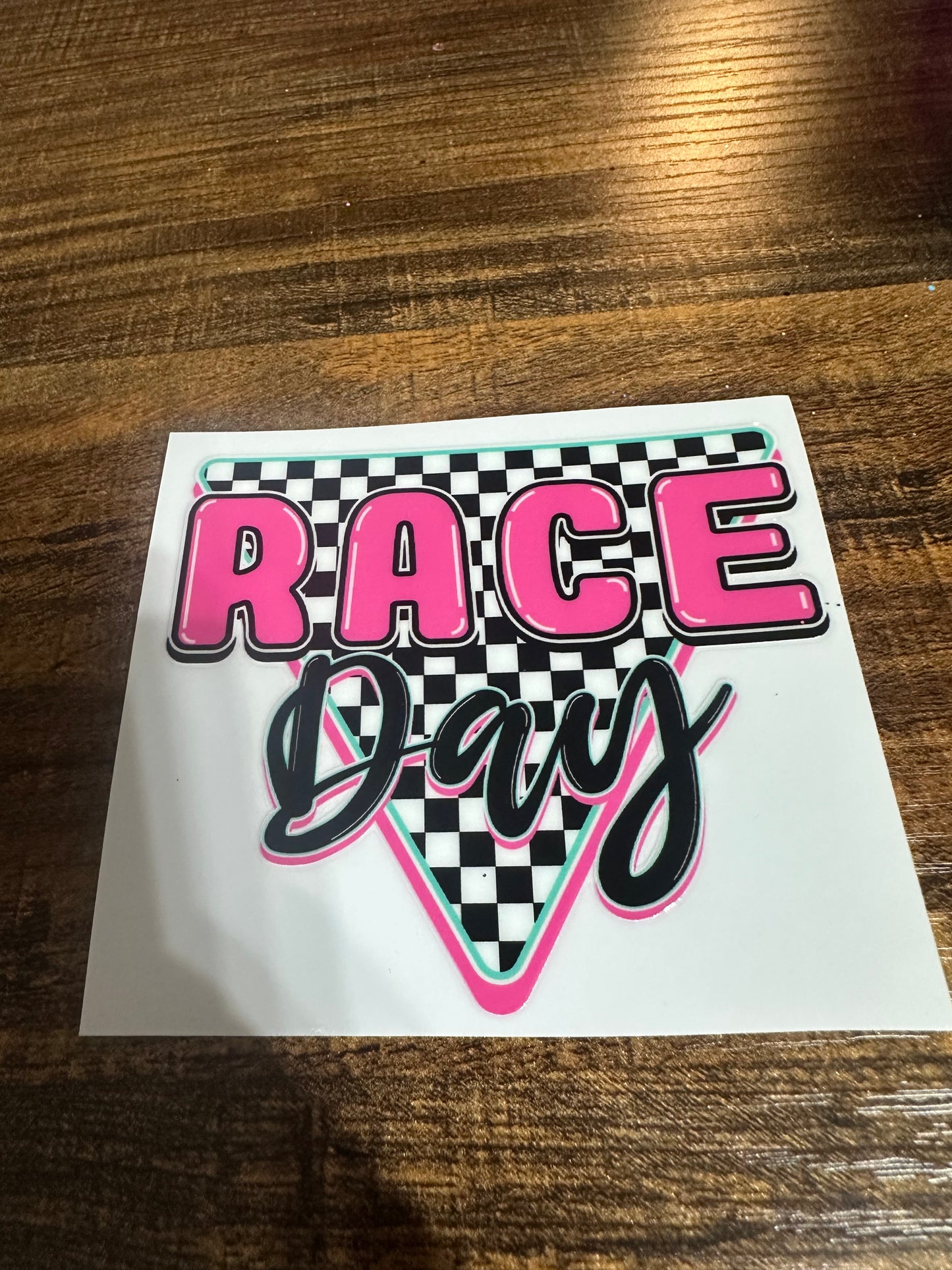 Race Day decal