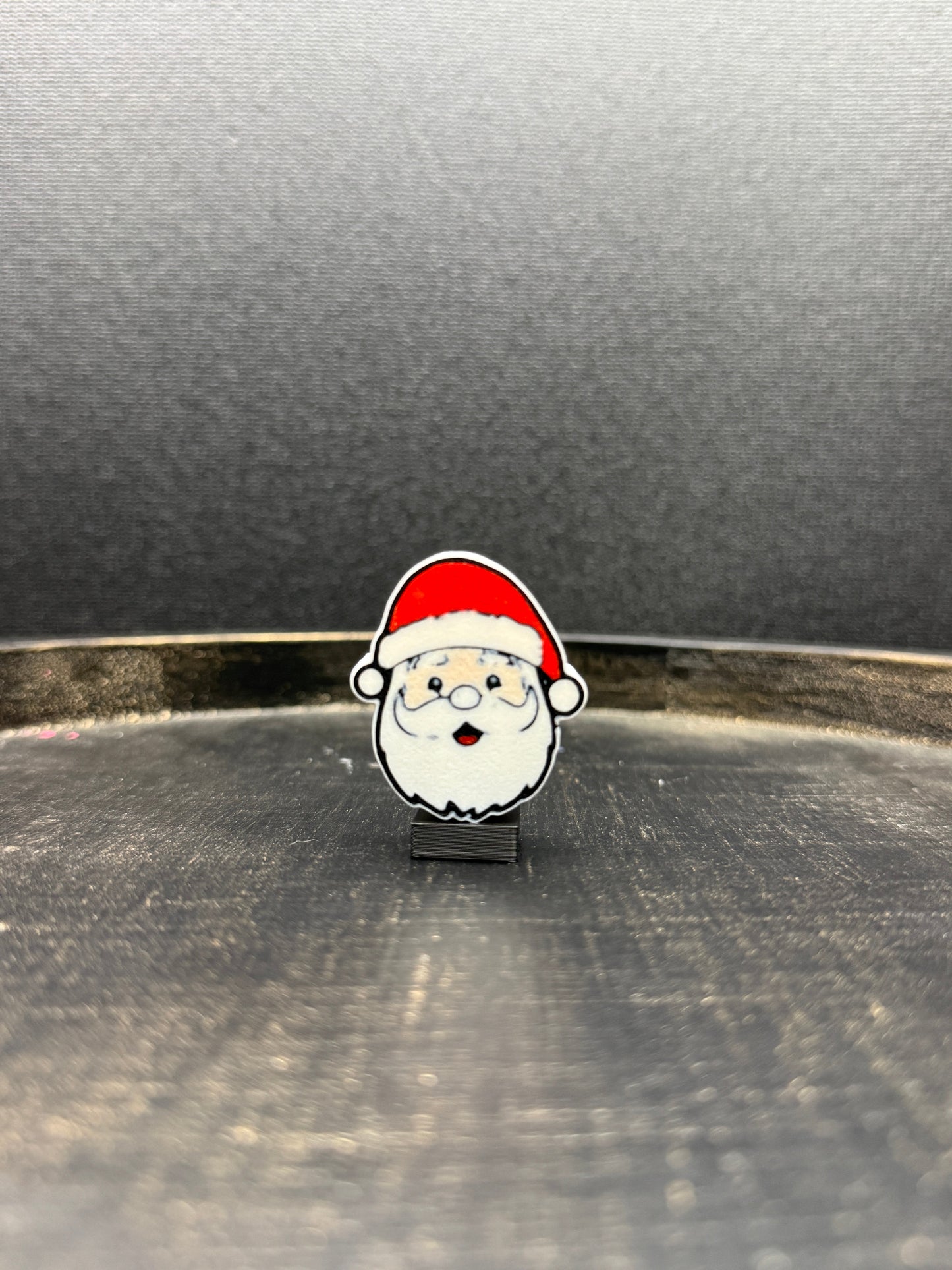 Santa Head Topper