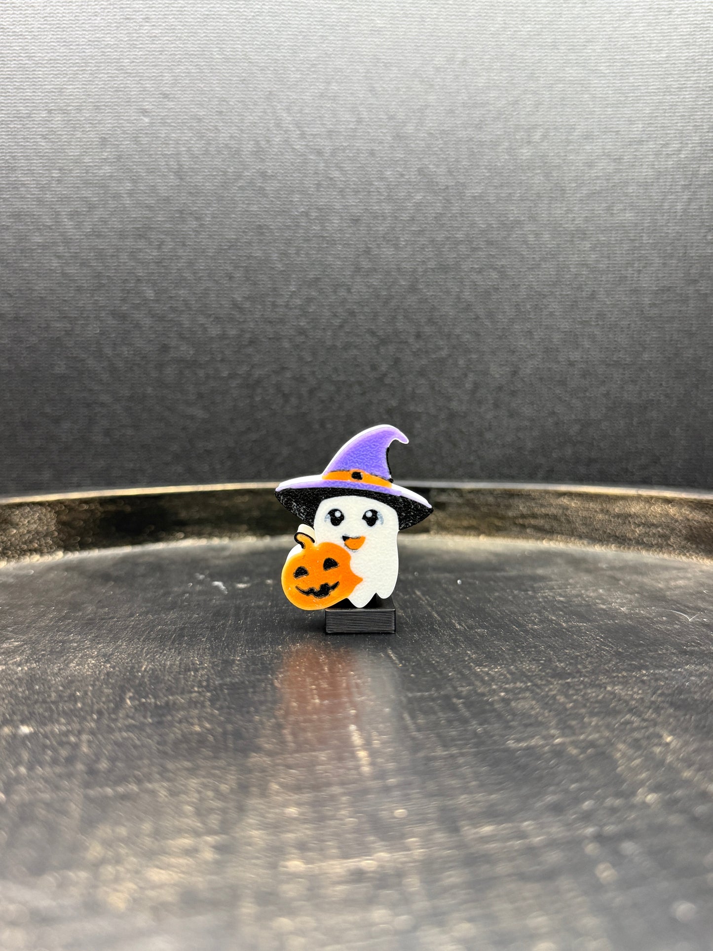 Ghost with Witch Hat Topper