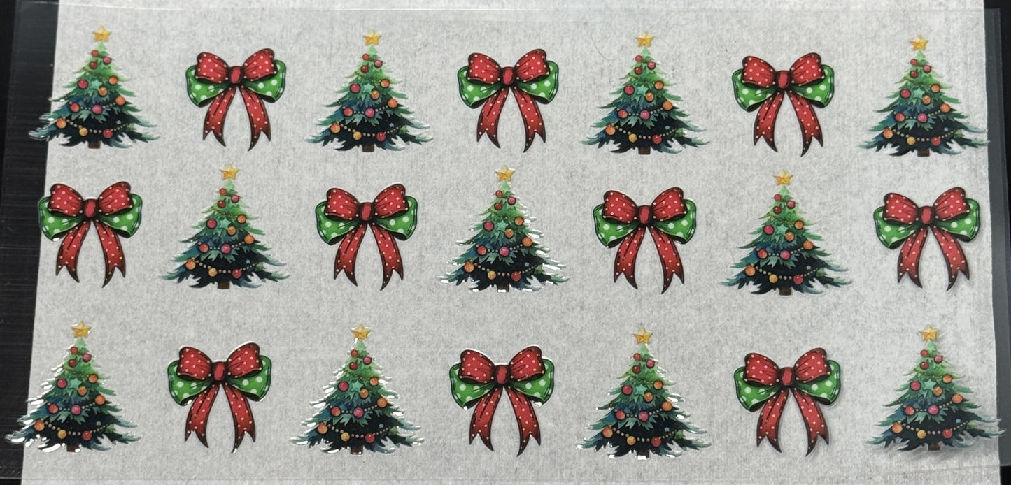 Christmas tree and bow wrap