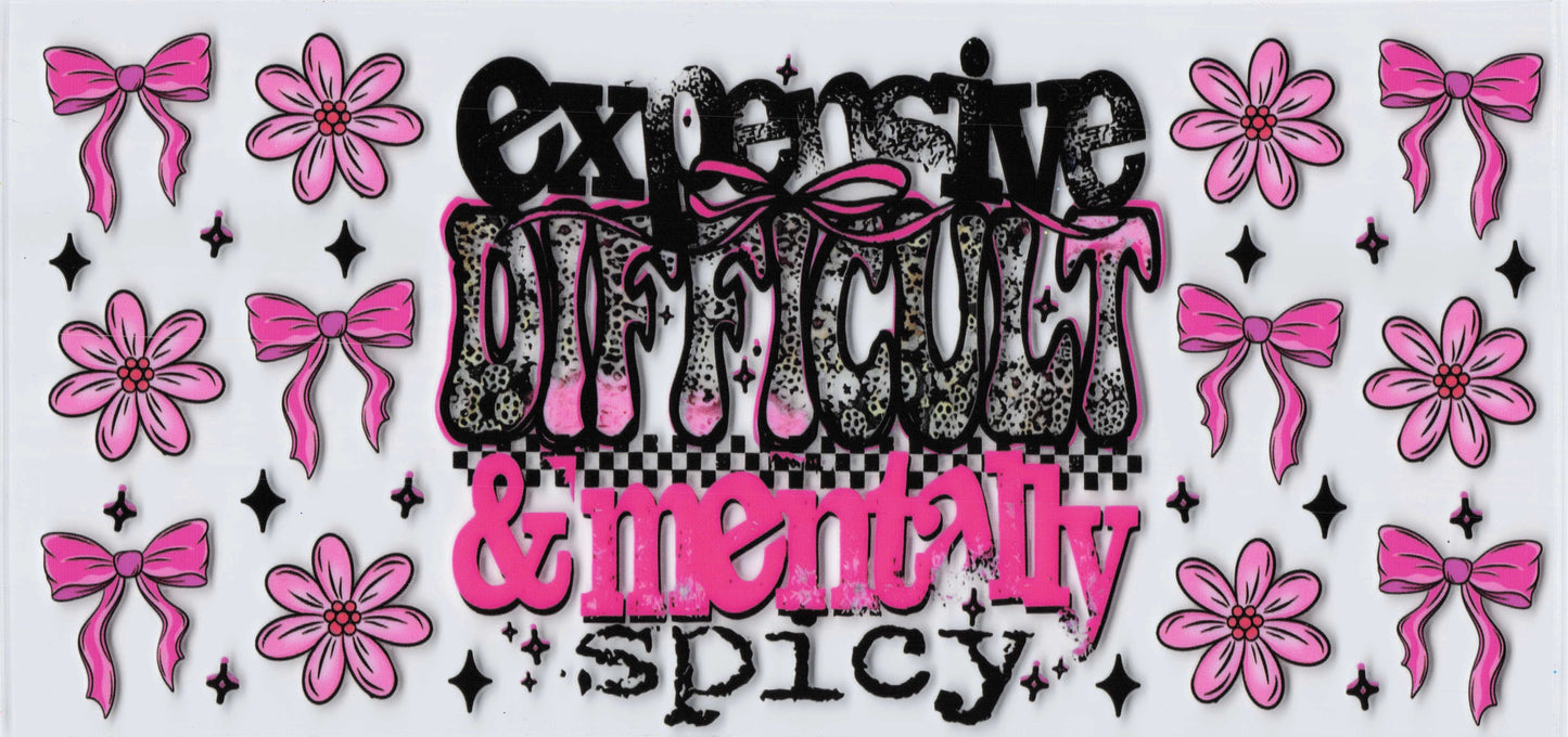 Expensive difficult & mentally spicy