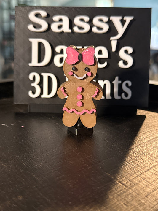 Gingerbread man topper