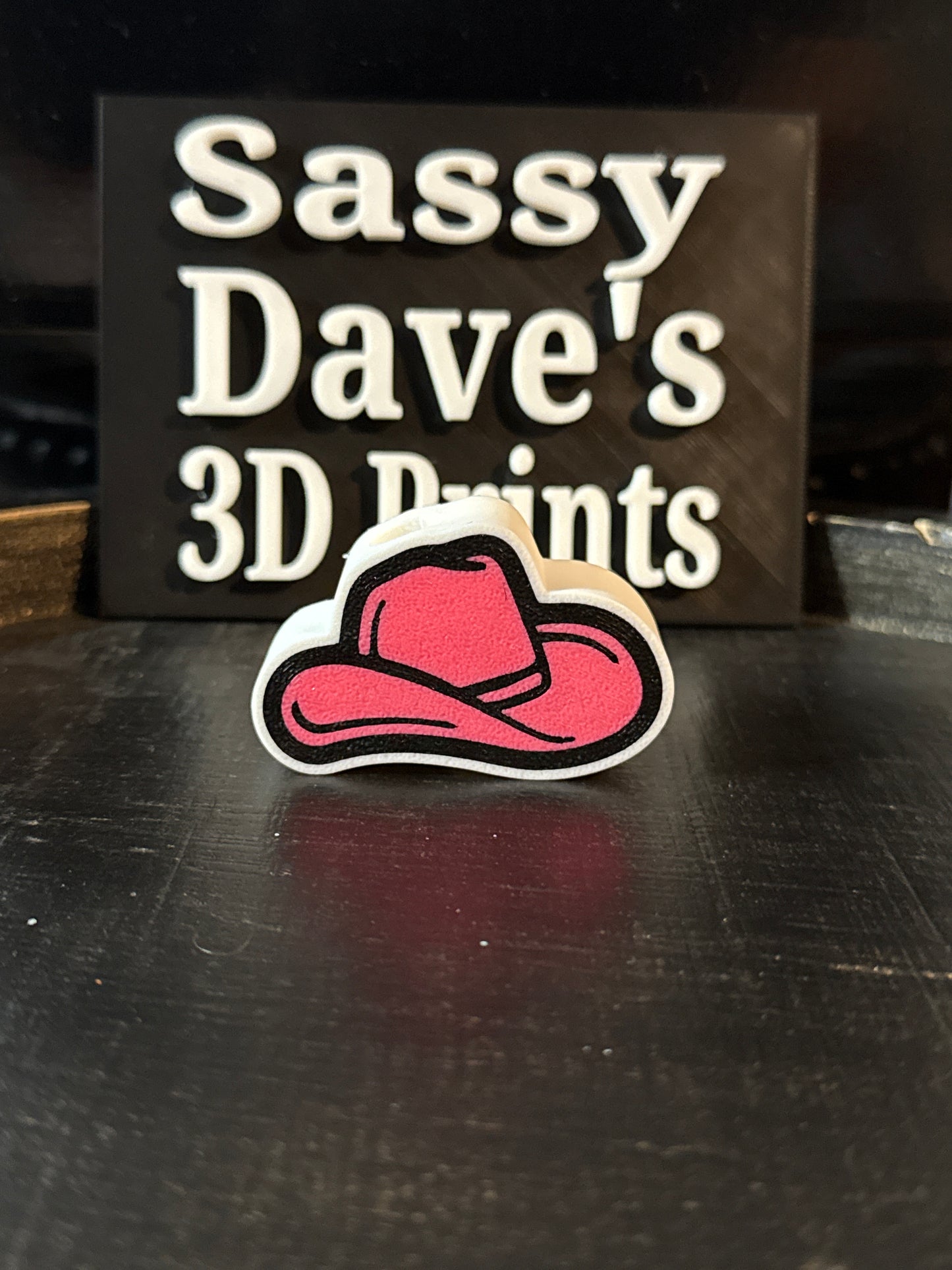 Cowgirl hat straw topper