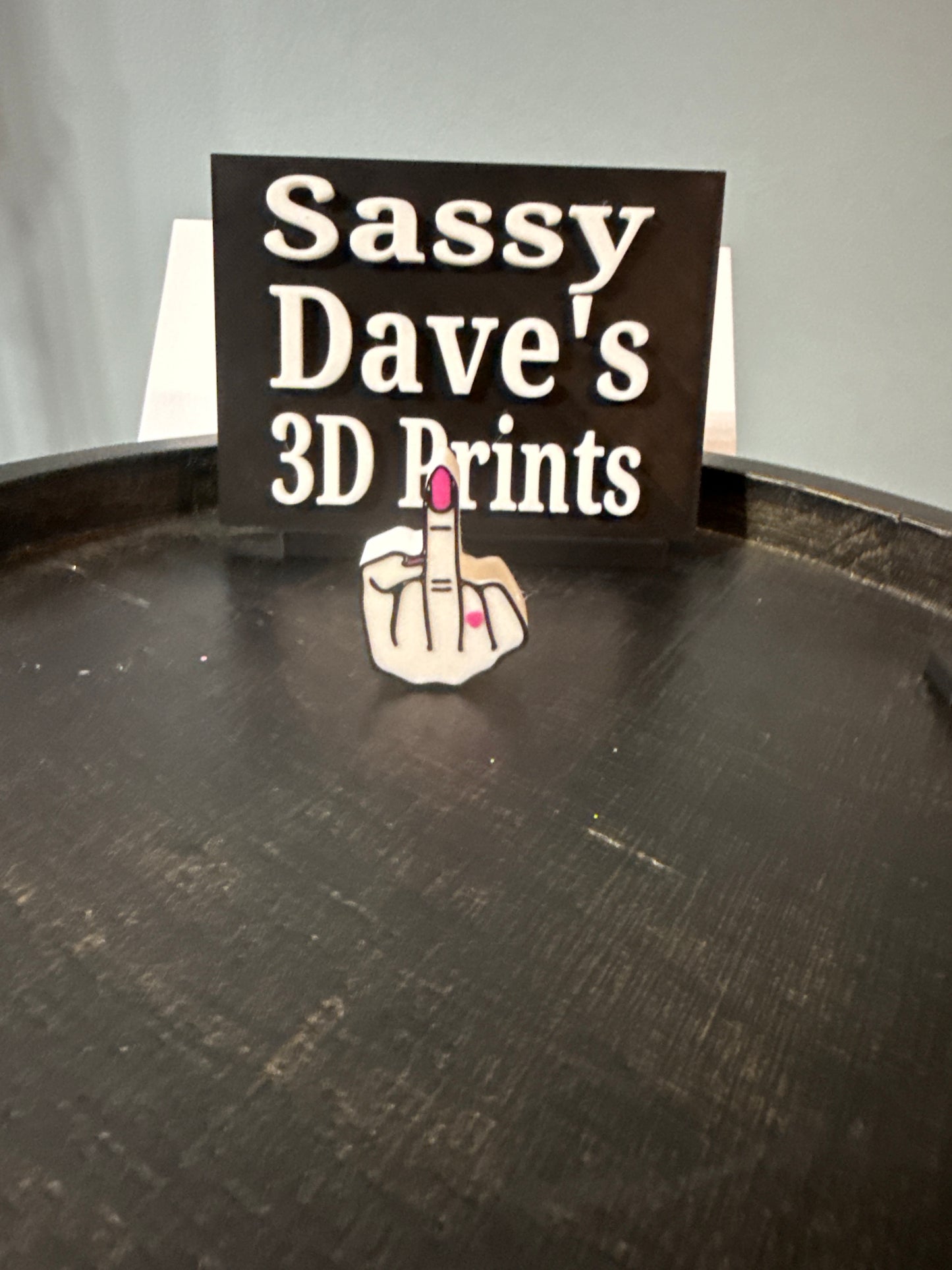 Middle finger topper