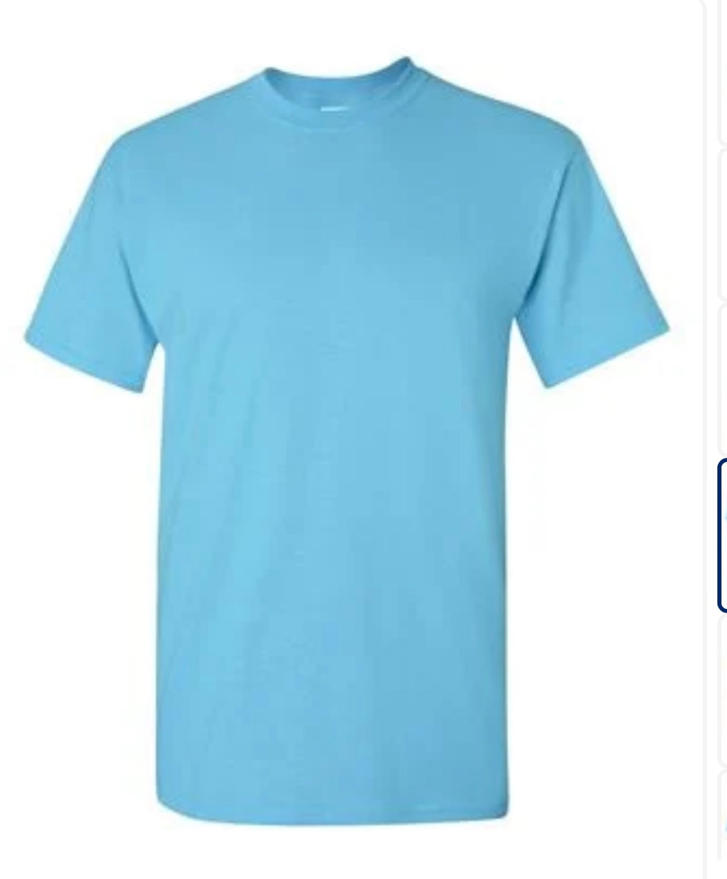 Sky blue tshirt