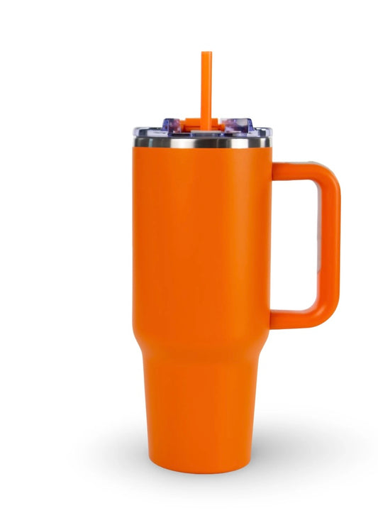40oz stainless tumbler orange
